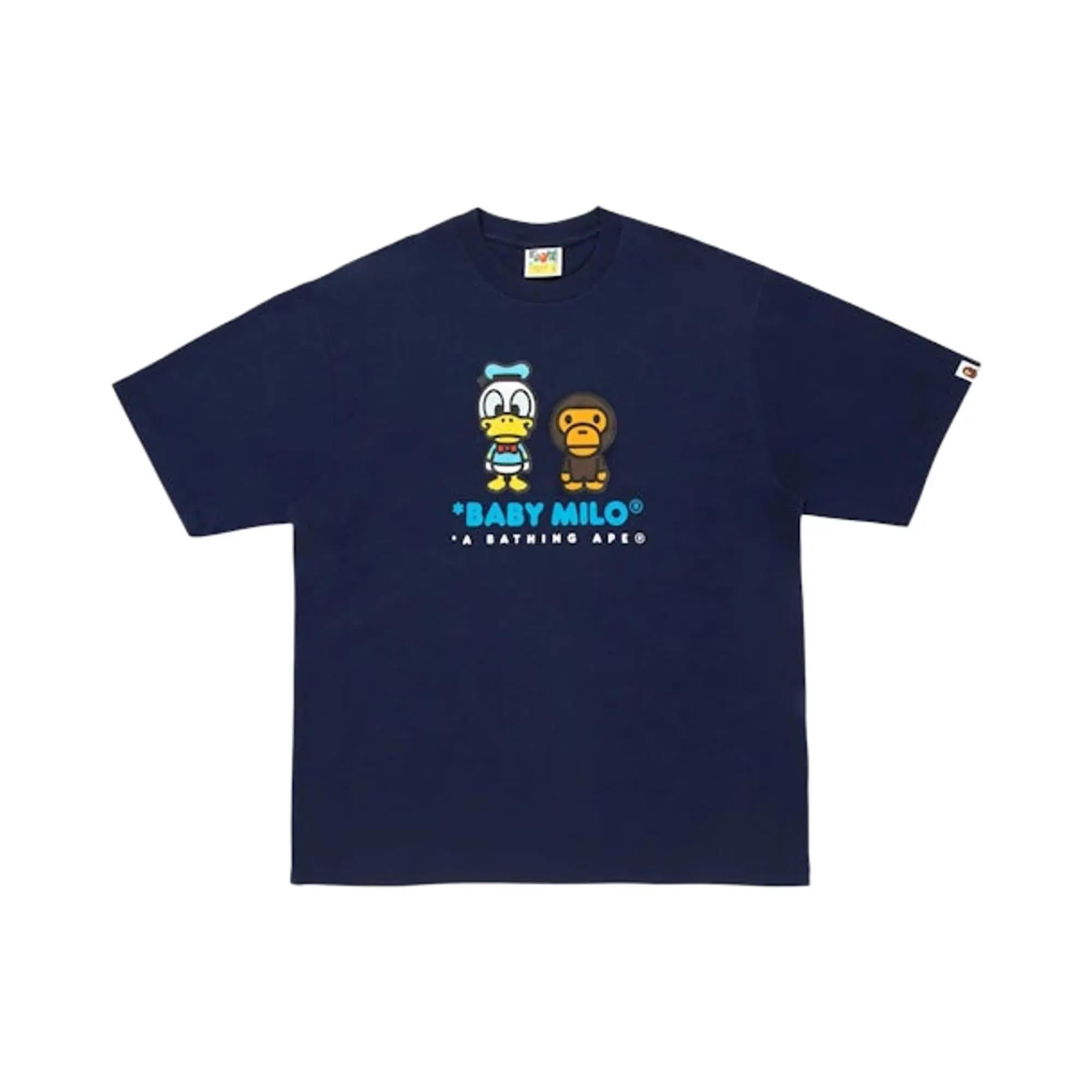BAPE X Disney Donald Duck Milo Relaxed Fit Tee 'Navy' by BAPE