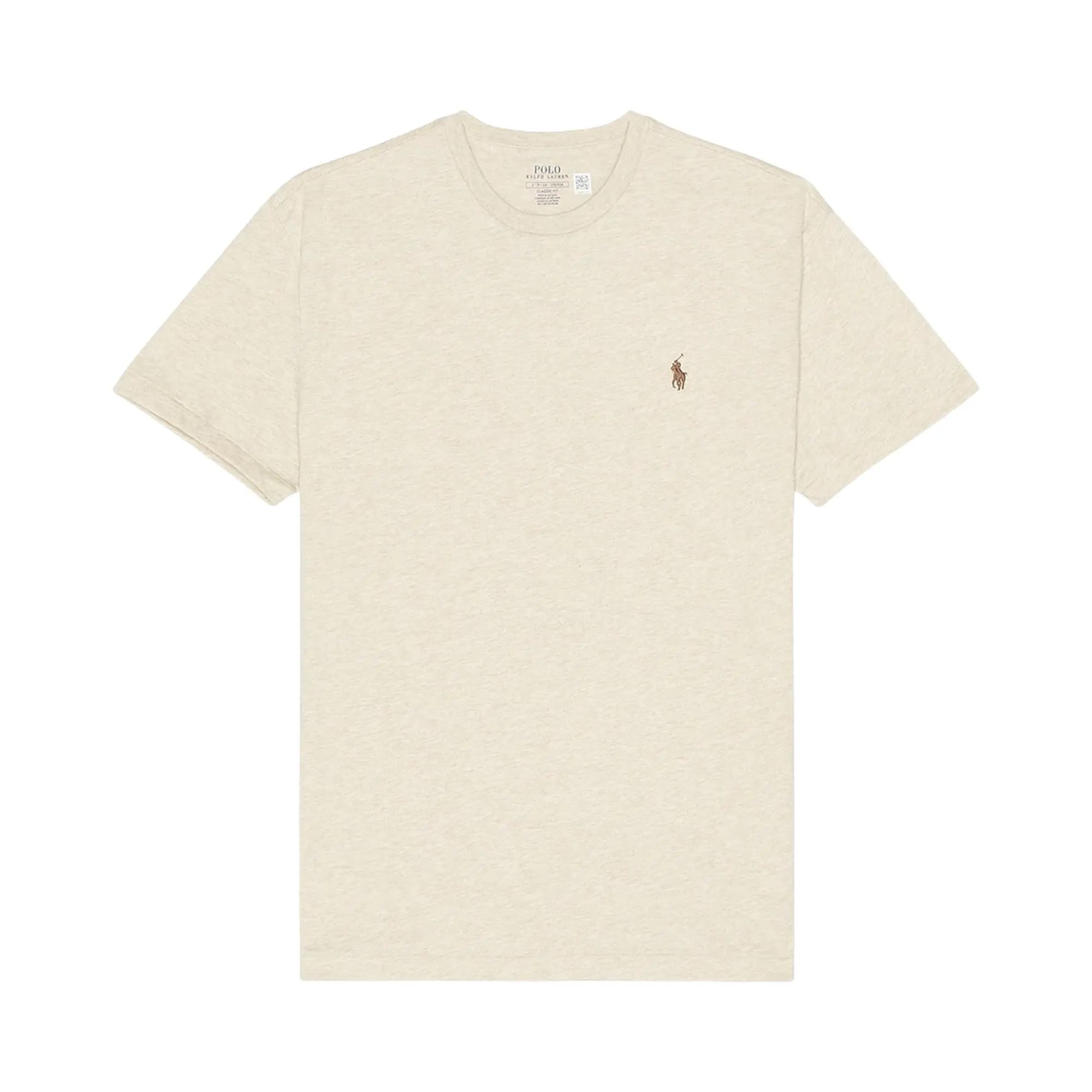 Polo Ralph Lauren Crewneck Classic Fit T-Shirt 'Expedition Dune Heather' by Polo Ralph Lauren