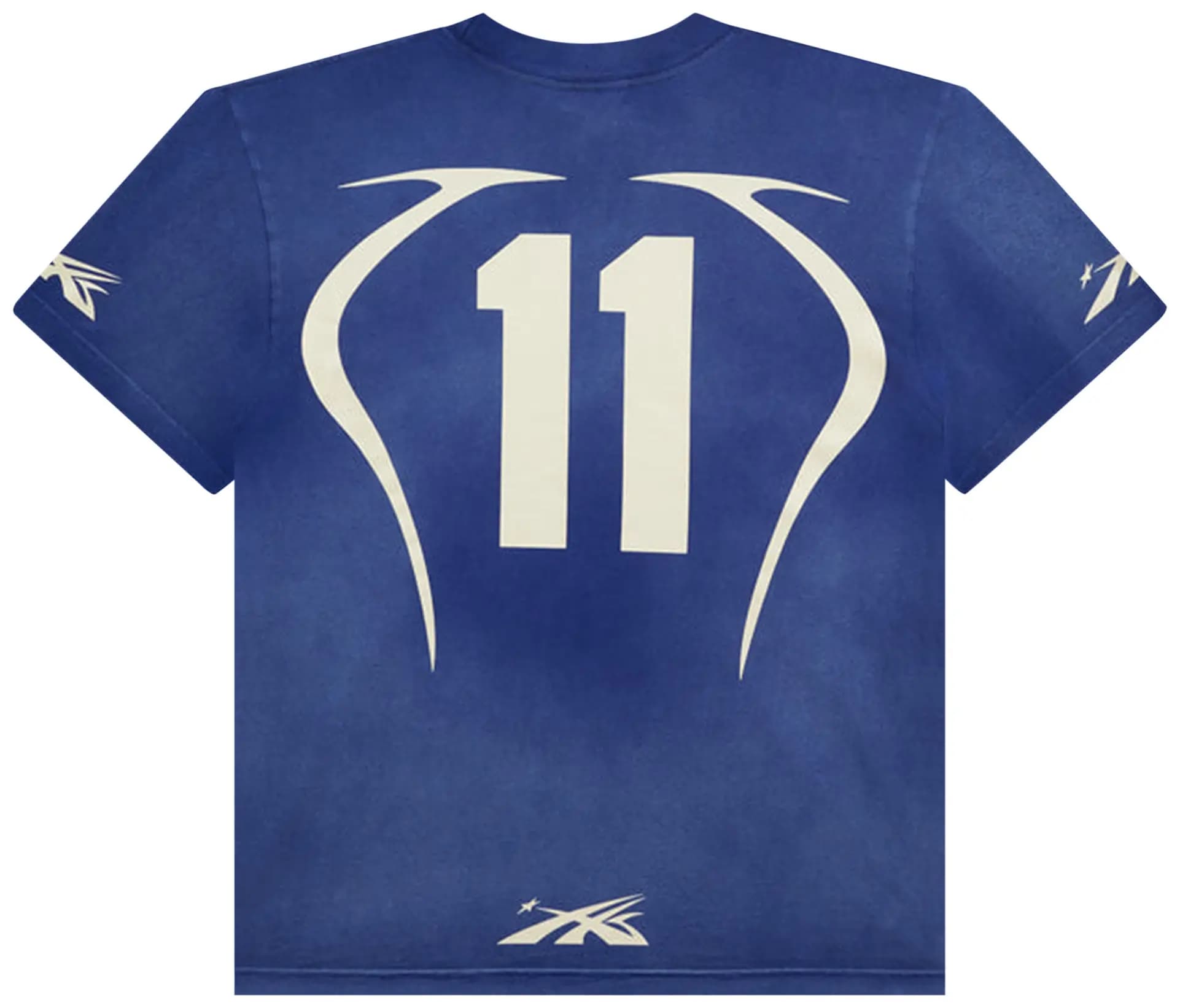 Hellstar Warm Up T-Shirt 'Blue' by Hellstar