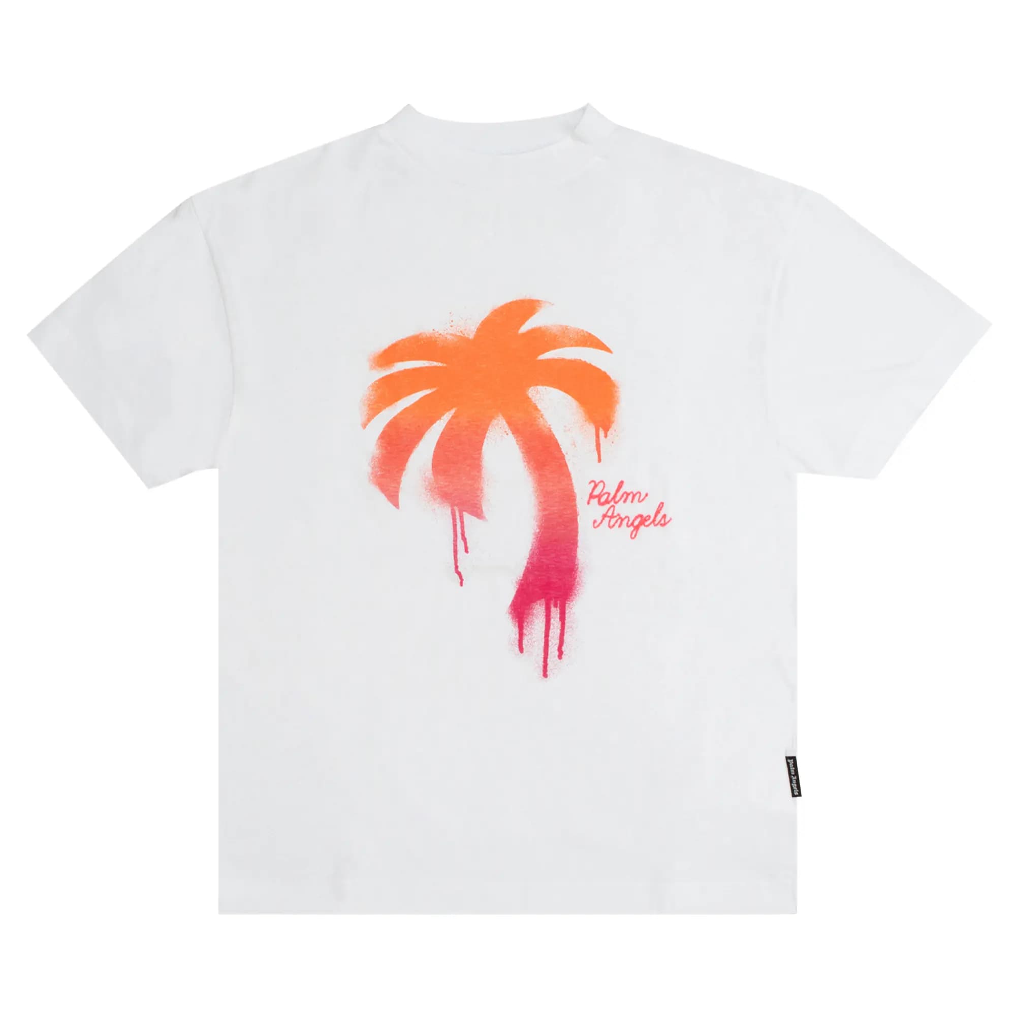 Palm Angels The Palm Classic Tee 'White/Fuchsia' by Palm Angels