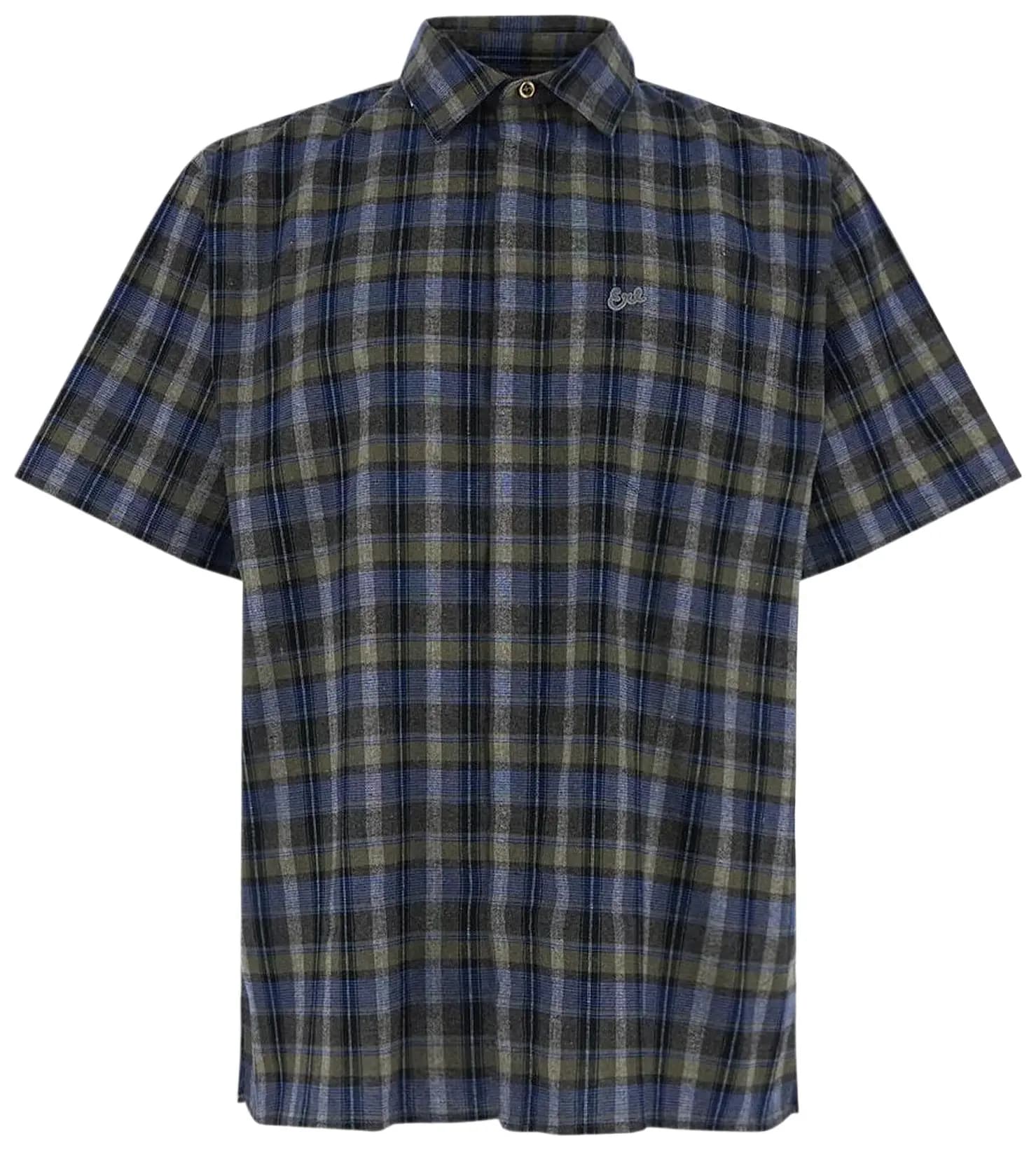 ERL Check Woven Shirt 'Grey' 2