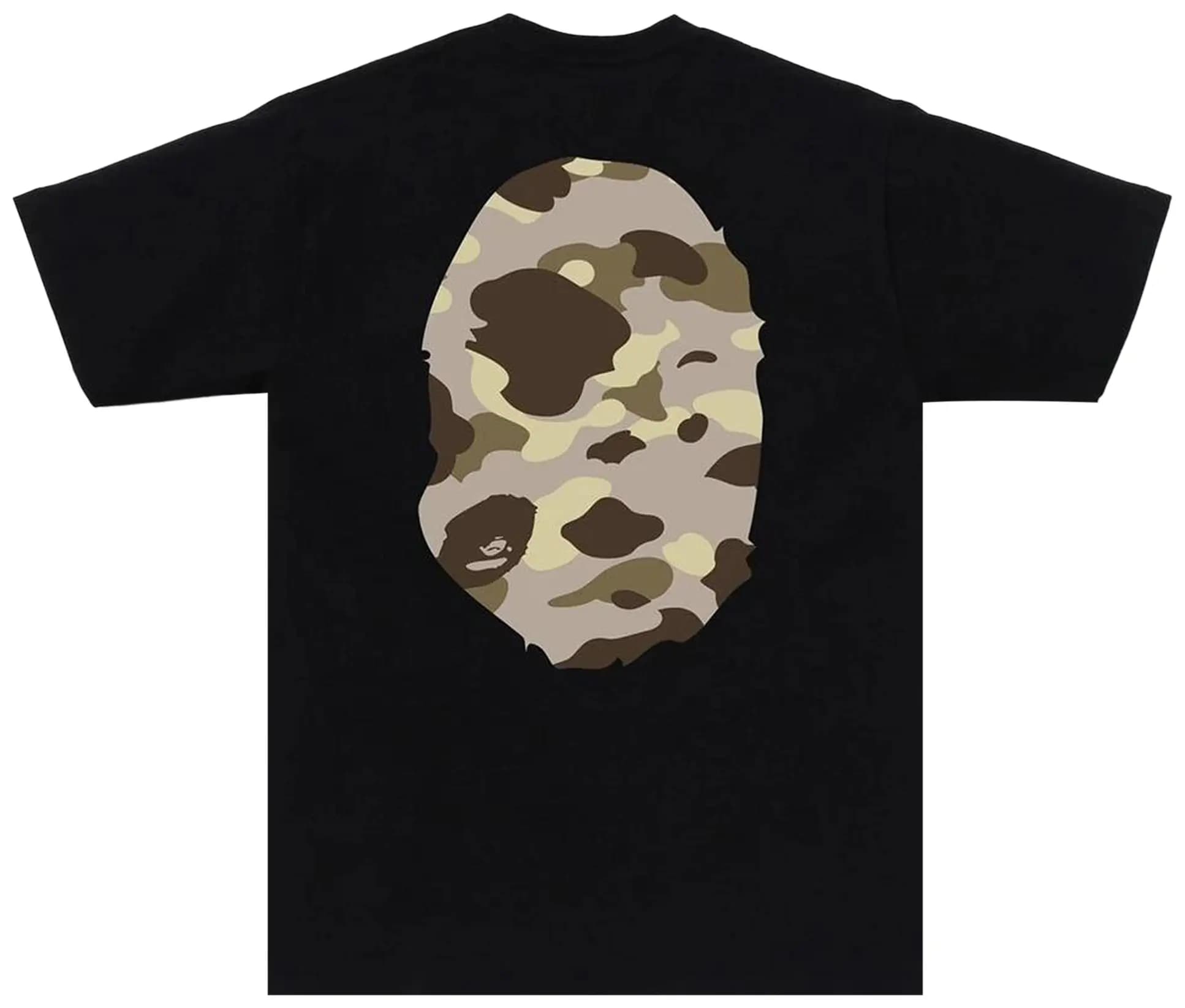 BAPE Color Camo Big Ape Head Tee 'Black/Brown' by BAPE