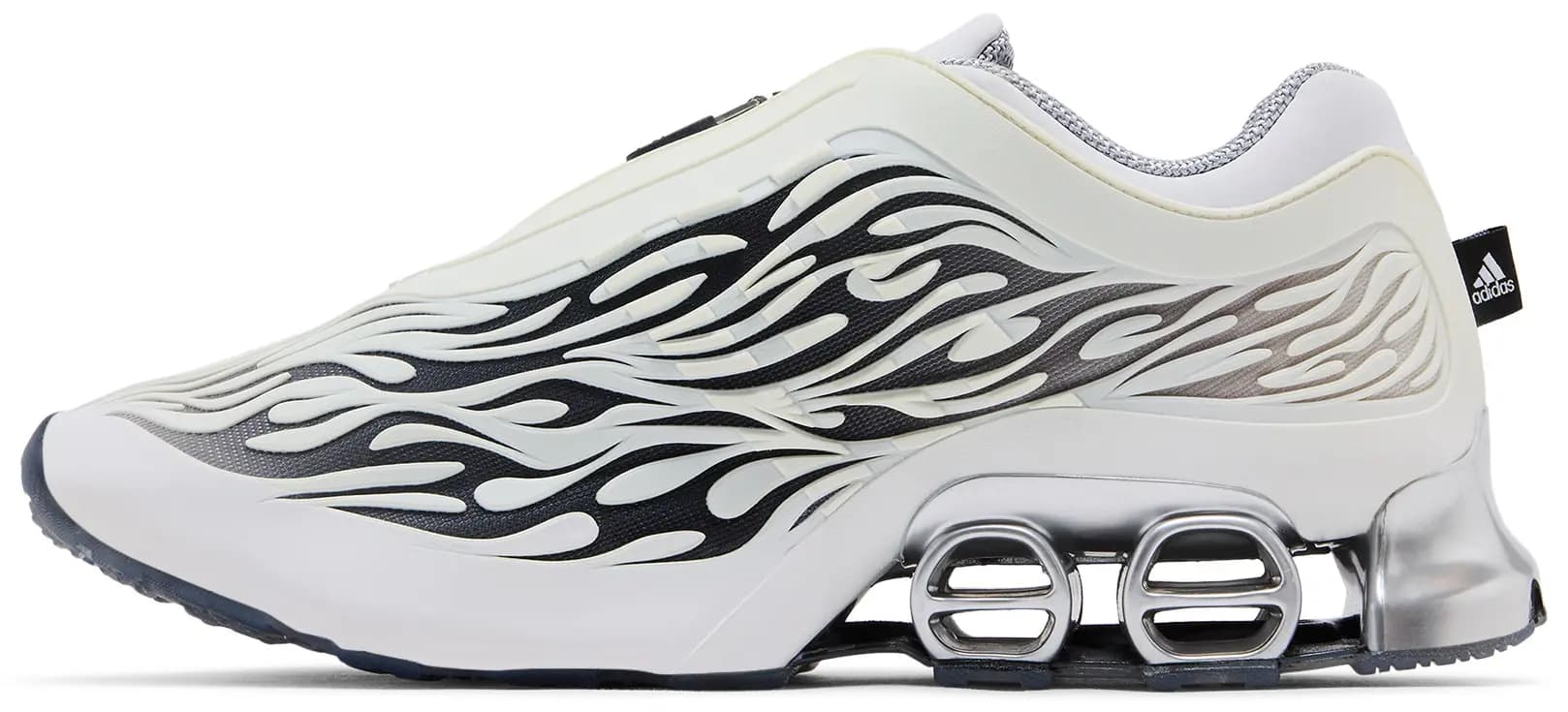 Hellstar x adidas Megaride S2 'White Black Silver' 3