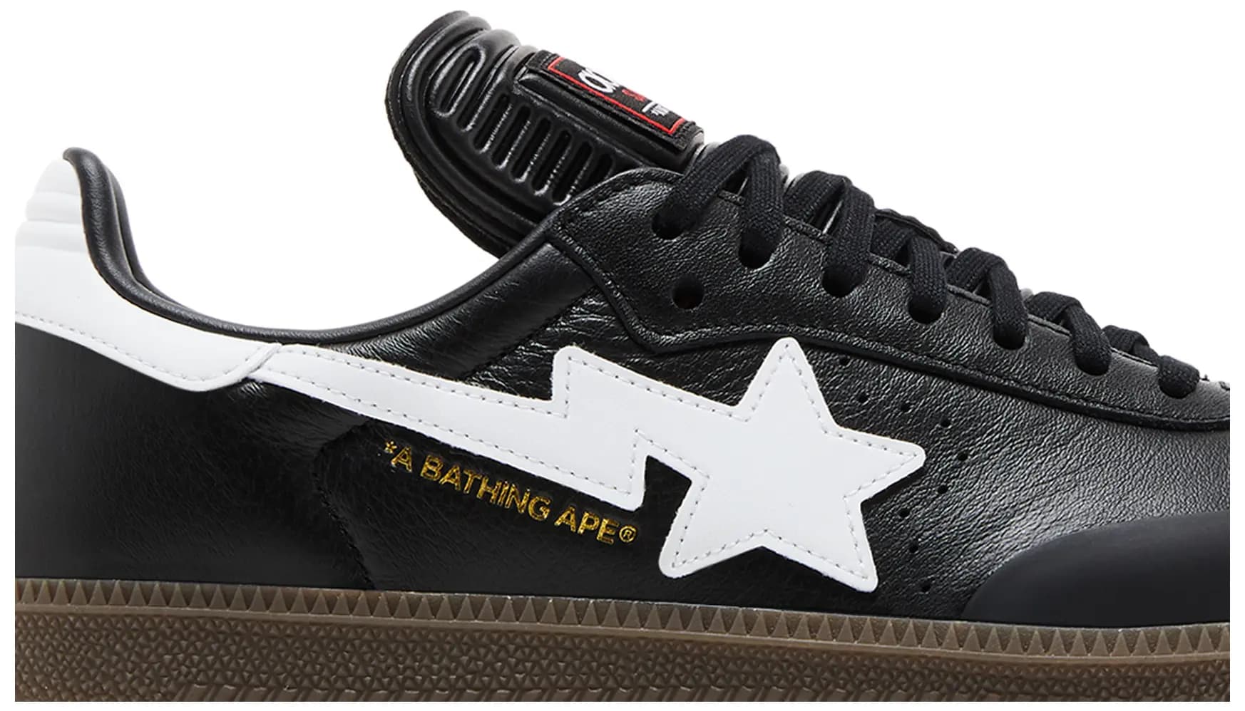 BAPE x adidas Samba 'Black White Gum' 2