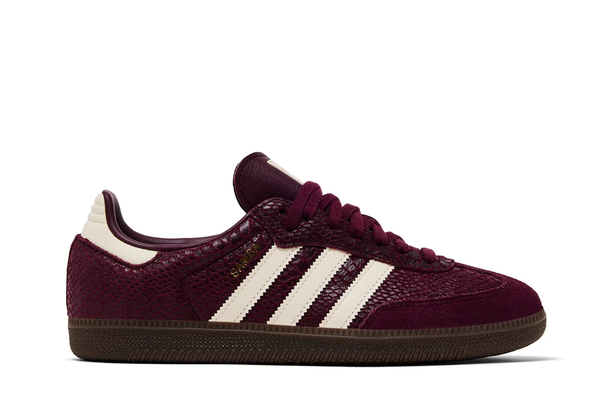 adidas Wmns Samba OG 'Maroon Cream White Gold' by Adidas