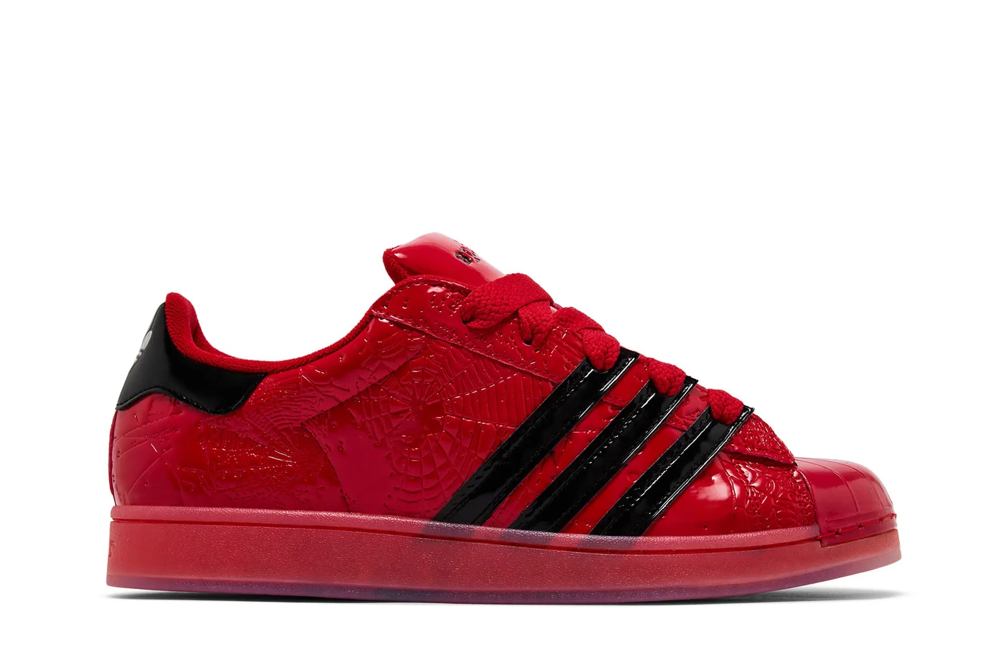 Sp5der x adidas Superstar 'Black Silver Metallic' by Adidas