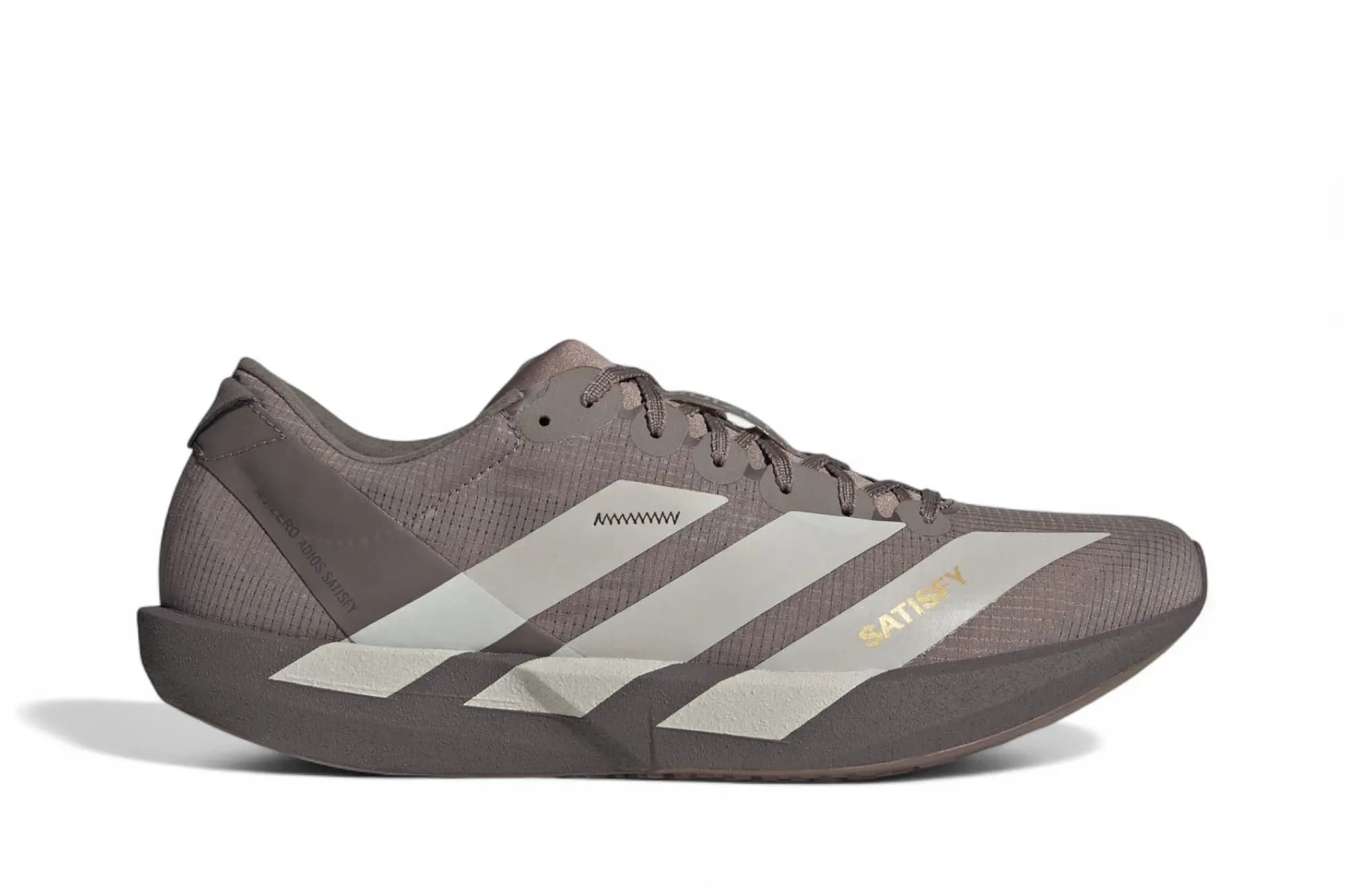 Satisfy x adidas Adizero Adios 'Brown Pearl Metallic' by Adidas