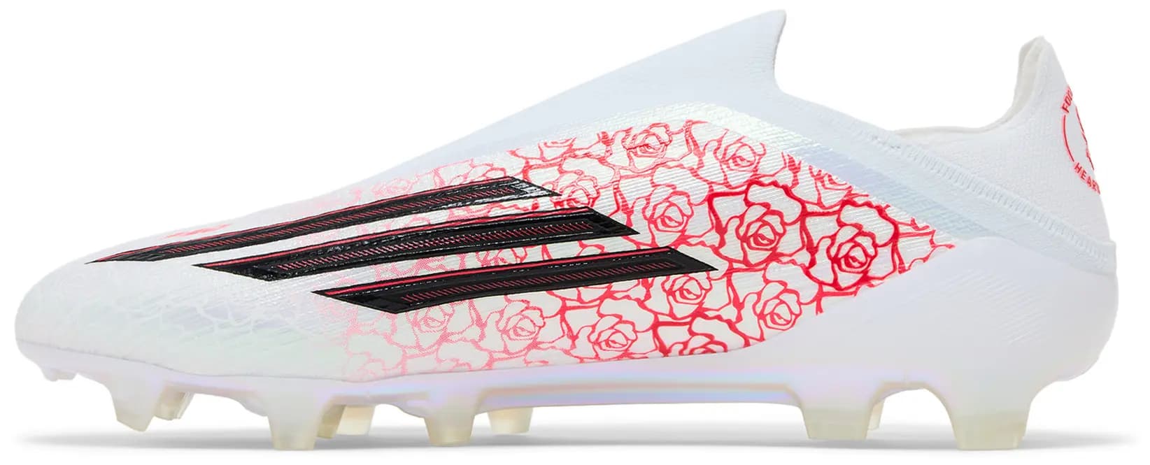 Lamine Yamal x adidas F50 Elite Laceless FG 'Cloud White Black Lucid Red' 3