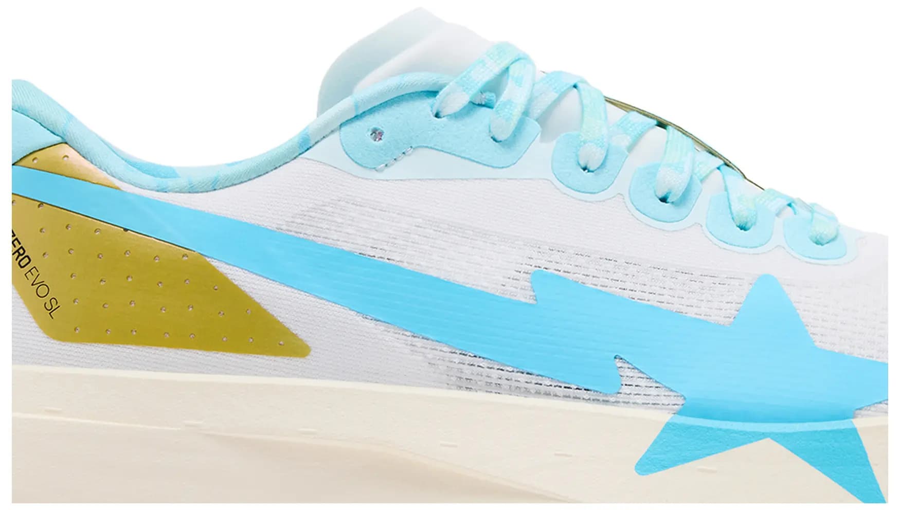 BAPE x adidas Adizero EVO SL 'Mismatch White Pink Blue' 2