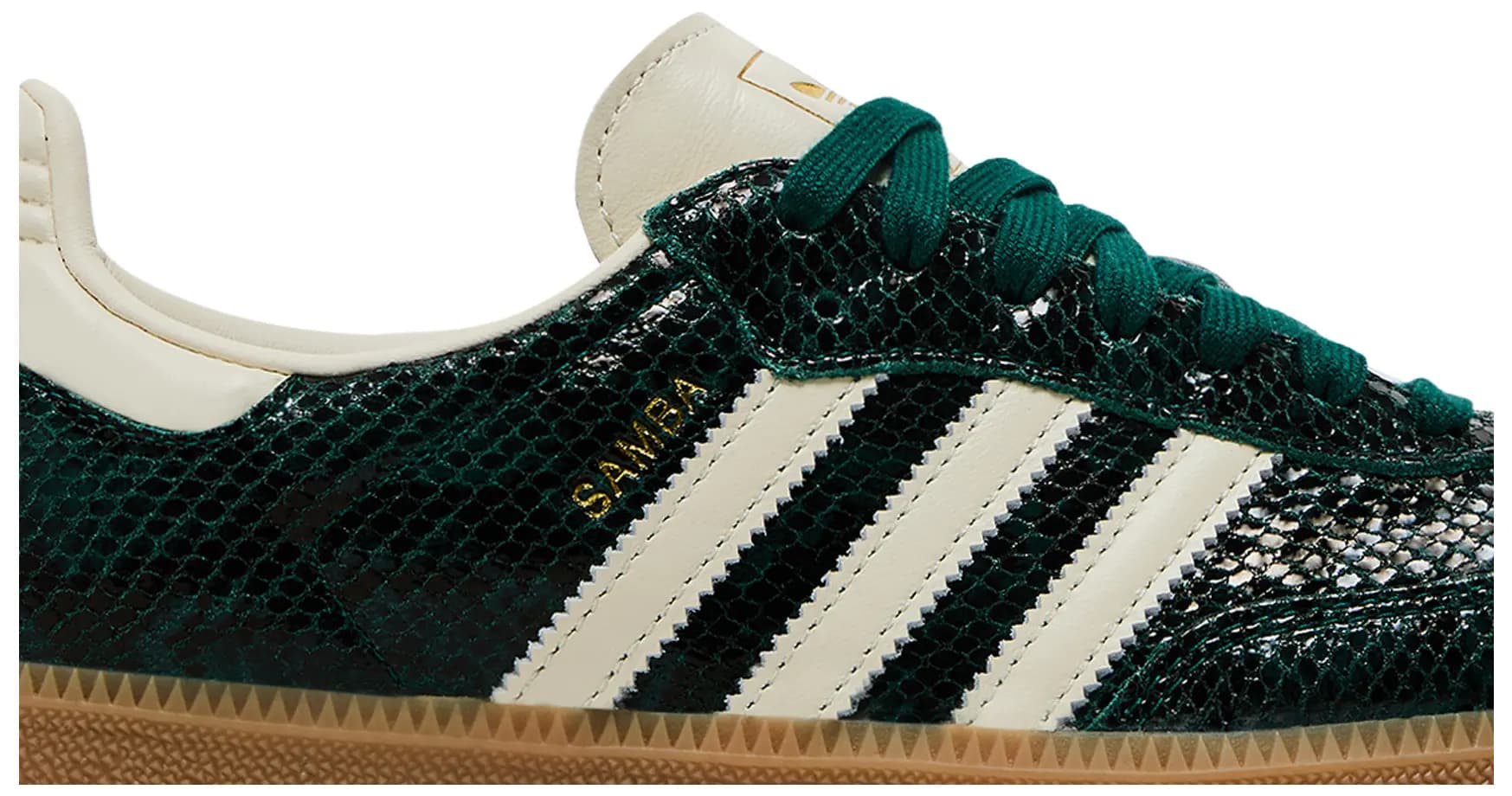 adidas Women's Samba OG 'Snakeskin Pack - Collegiate Green' 2