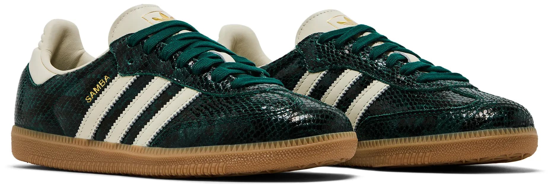 adidas Women's Samba OG 'Snakeskin Pack - Collegiate Green' 8
