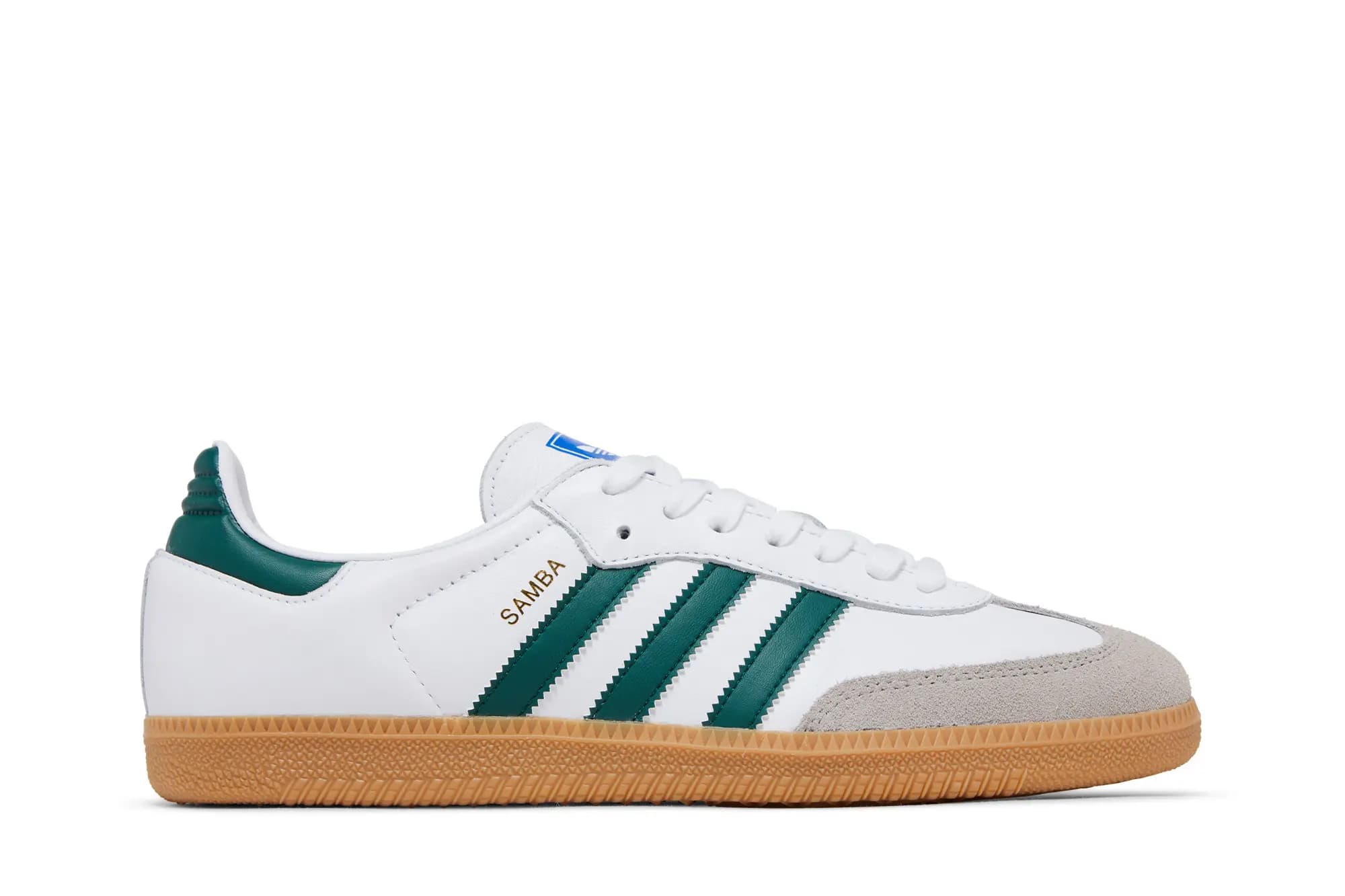 adidas Samba OG 'White Collegiate Green Gum' by Adidas
