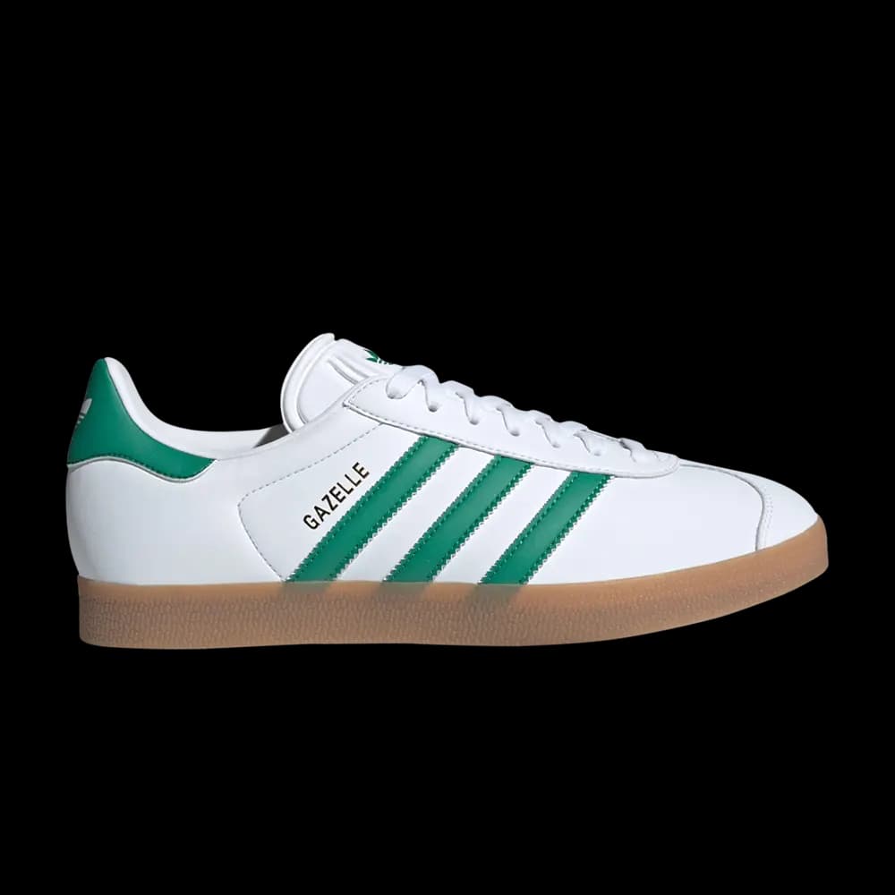 adidas Gazelle 'White Bold Green' by Adidas