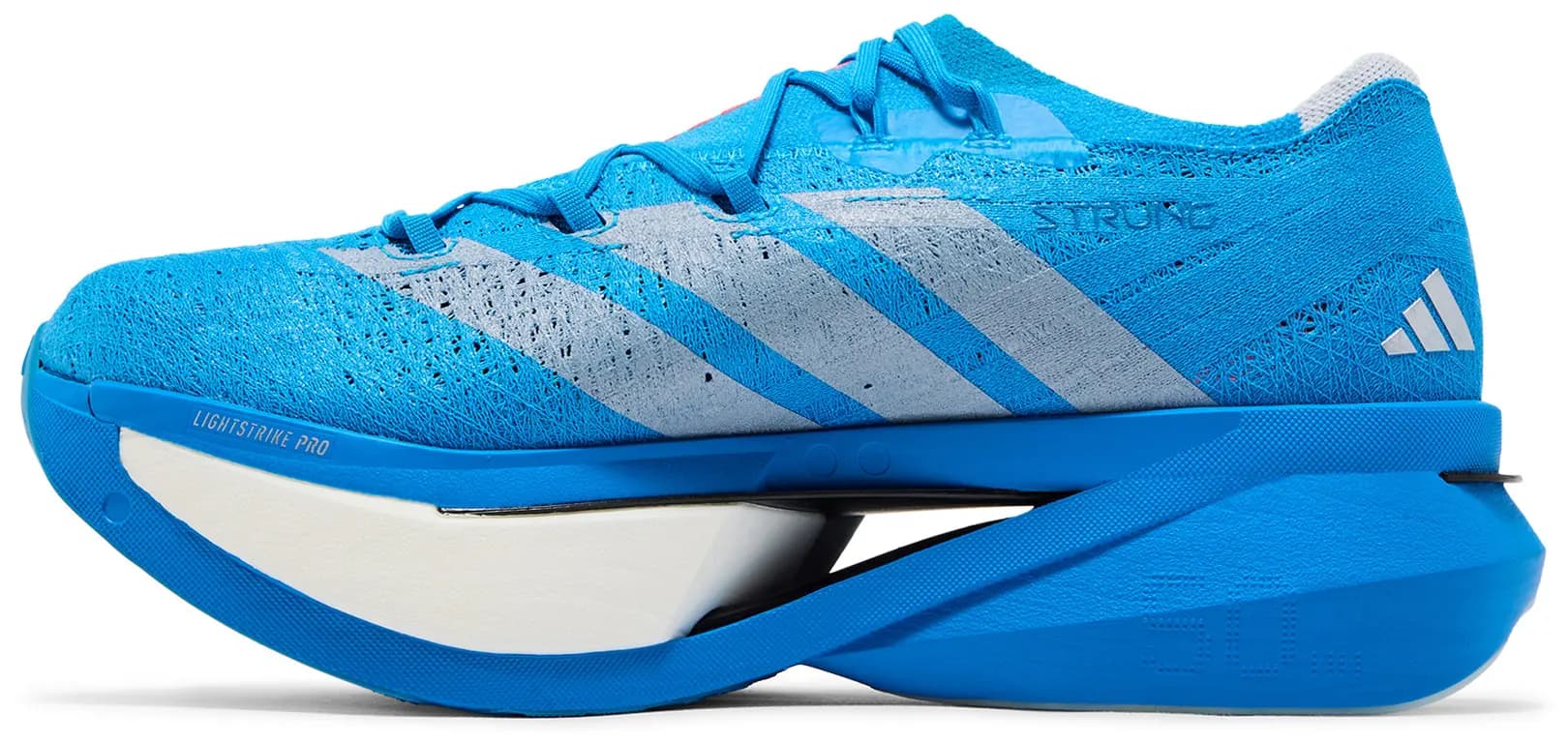 adidas Adizero Prime X3 Strung 'Solar Blue Silver Metallic Lucid Red' 3