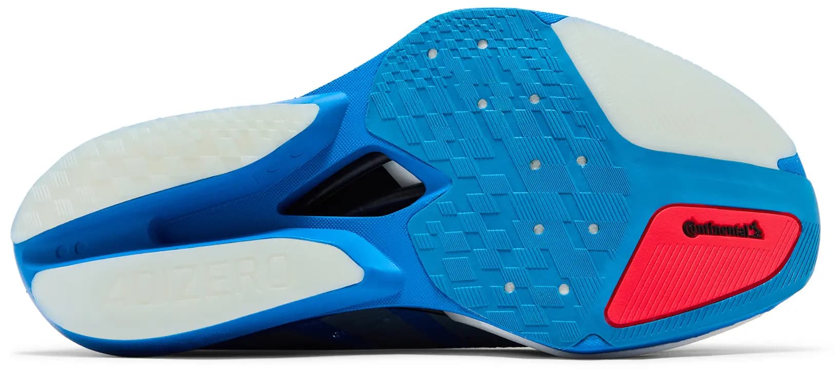 adidas Adizero Prime X3 Strung 'Solar Blue Silver Metallic Lucid Red' 4