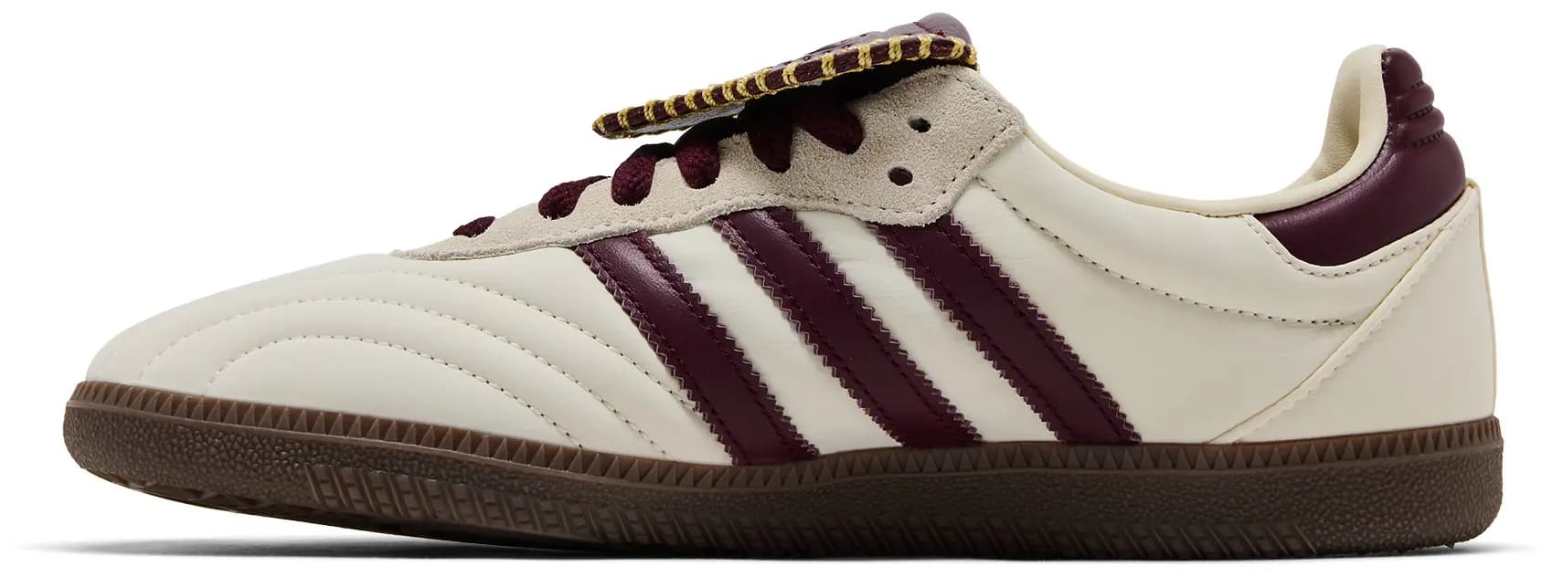 adidas Wmns Samba Long Tongue 'Cream White Maroon Gold Metallic' 3