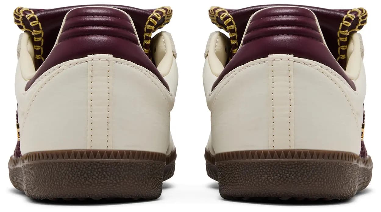 adidas Wmns Samba Long Tongue 'Cream White Maroon Gold Metallic' 6