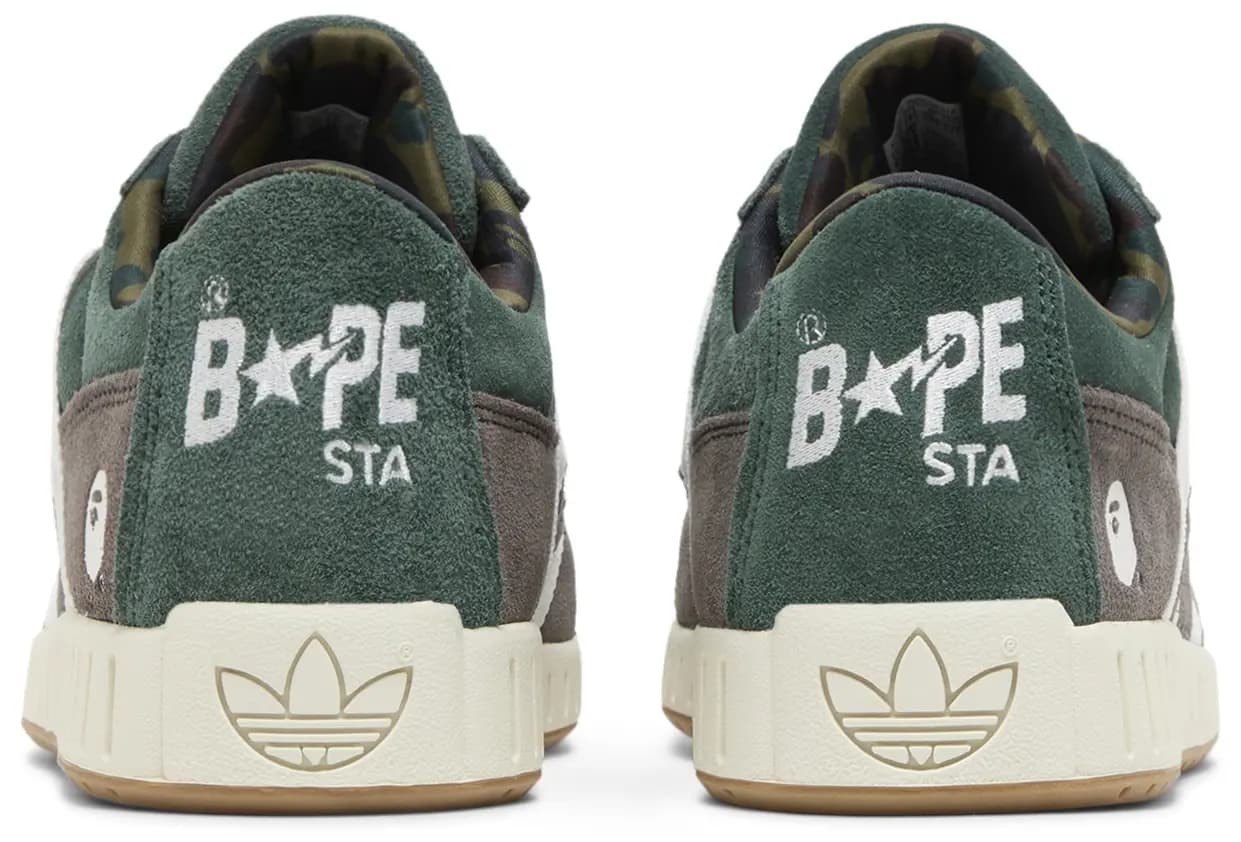 BAPE x adidas LWST 'Shadow Green' 6