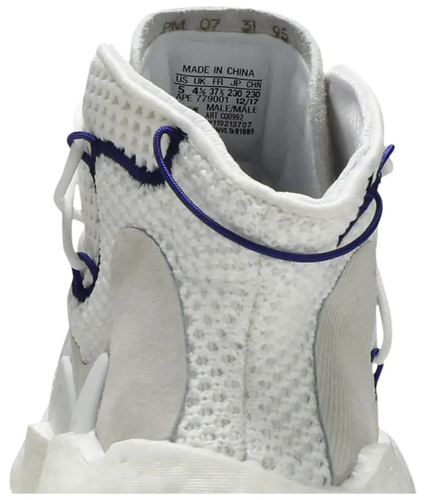 adidas Crazy BYW LVL 1 'White Purple' 7