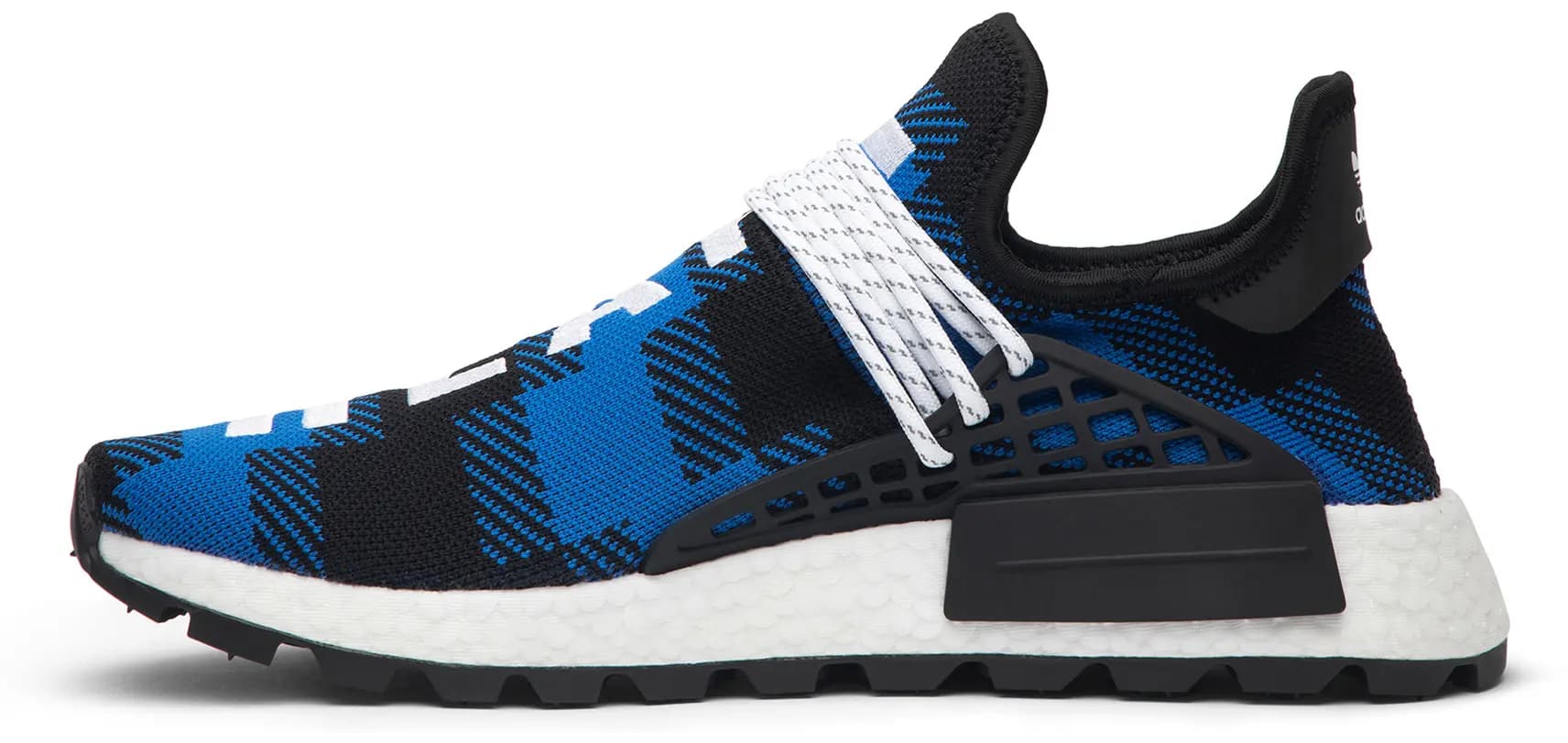 Pharrell x Billionaire Boys Club x adidas NMD Human Race Trail 'Blue Plaid' 3