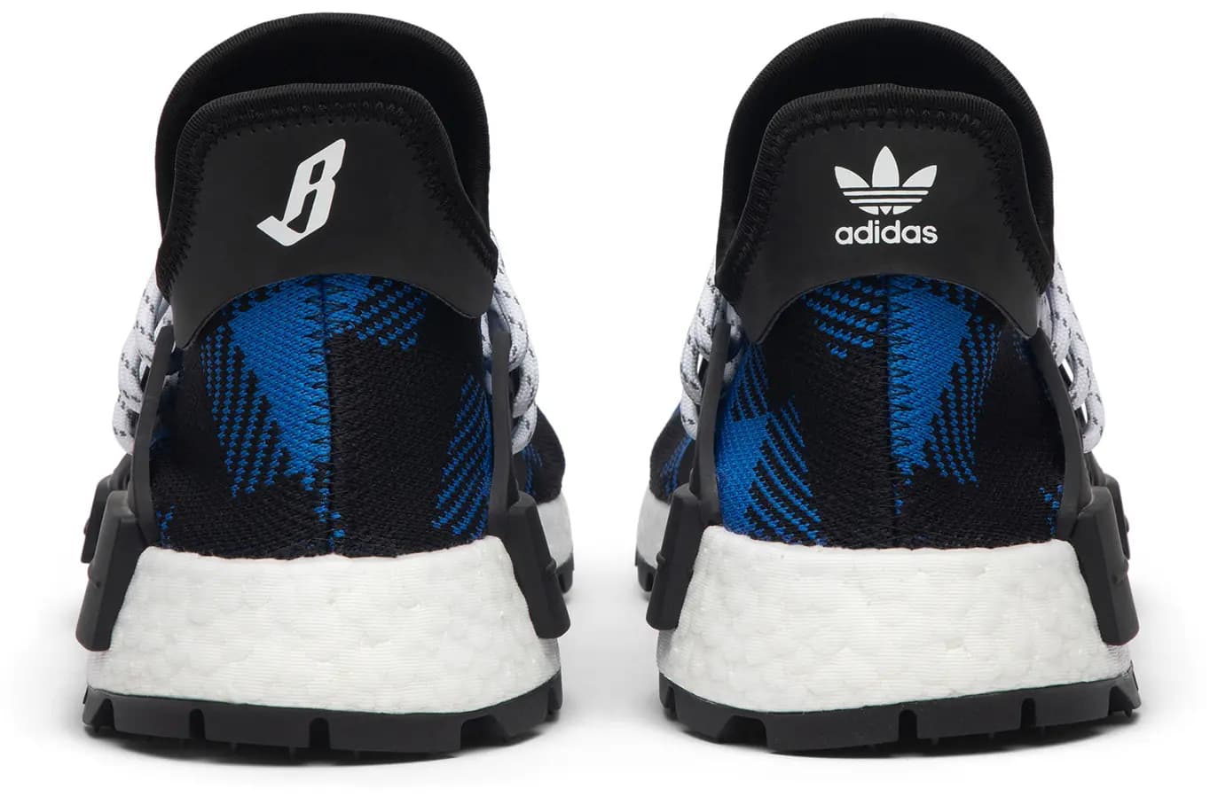 Pharrell x Billionaire Boys Club x adidas NMD Human Race Trail 'Blue Plaid' 6