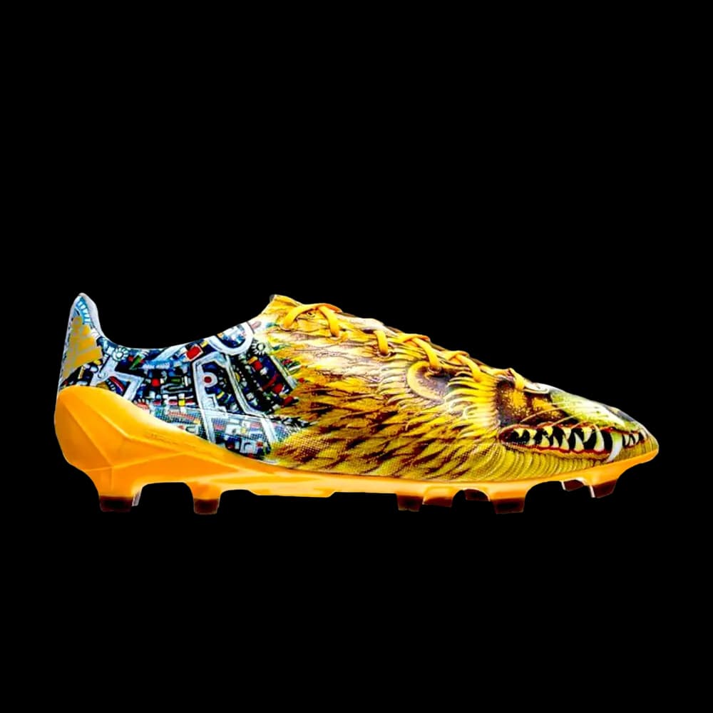 Yohji Yamamoto x adidas Adizero F50 TRX FG 'Open Mouth Lion' by Adidas