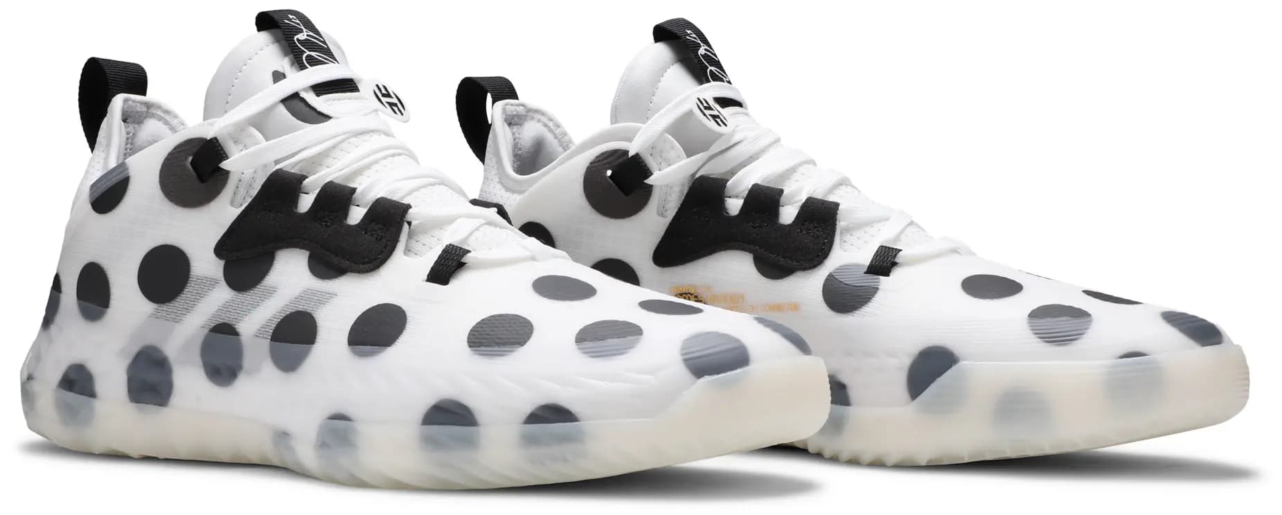 adidas Harden Vol. 5 Futurenatural 'Polka Dot - White' 8