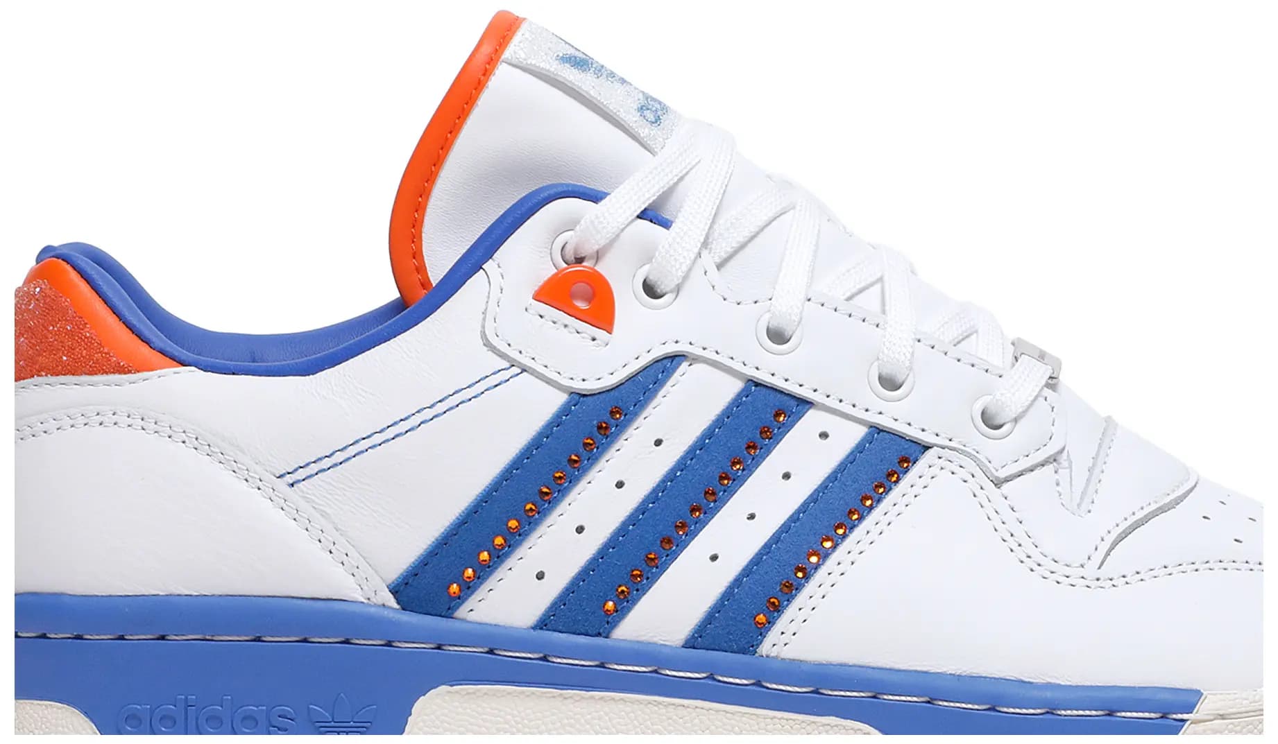 Swarovski x adidas Rivalry Low 'Cloud White Blue' 2