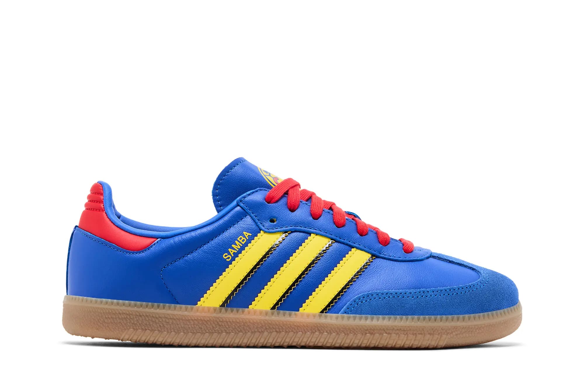 adidas Samba Licensed 'Hi-Res Blue Yellow Vivid Red' by Adidas