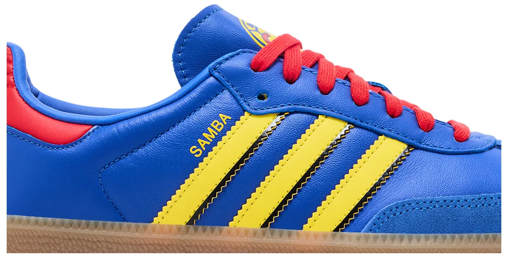 adidas Samba Licensed 'Hi-Res Blue Yellow Vivid Red' 2
