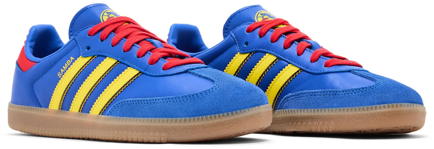 adidas Samba Licensed 'Hi-Res Blue Yellow Vivid Red' 8