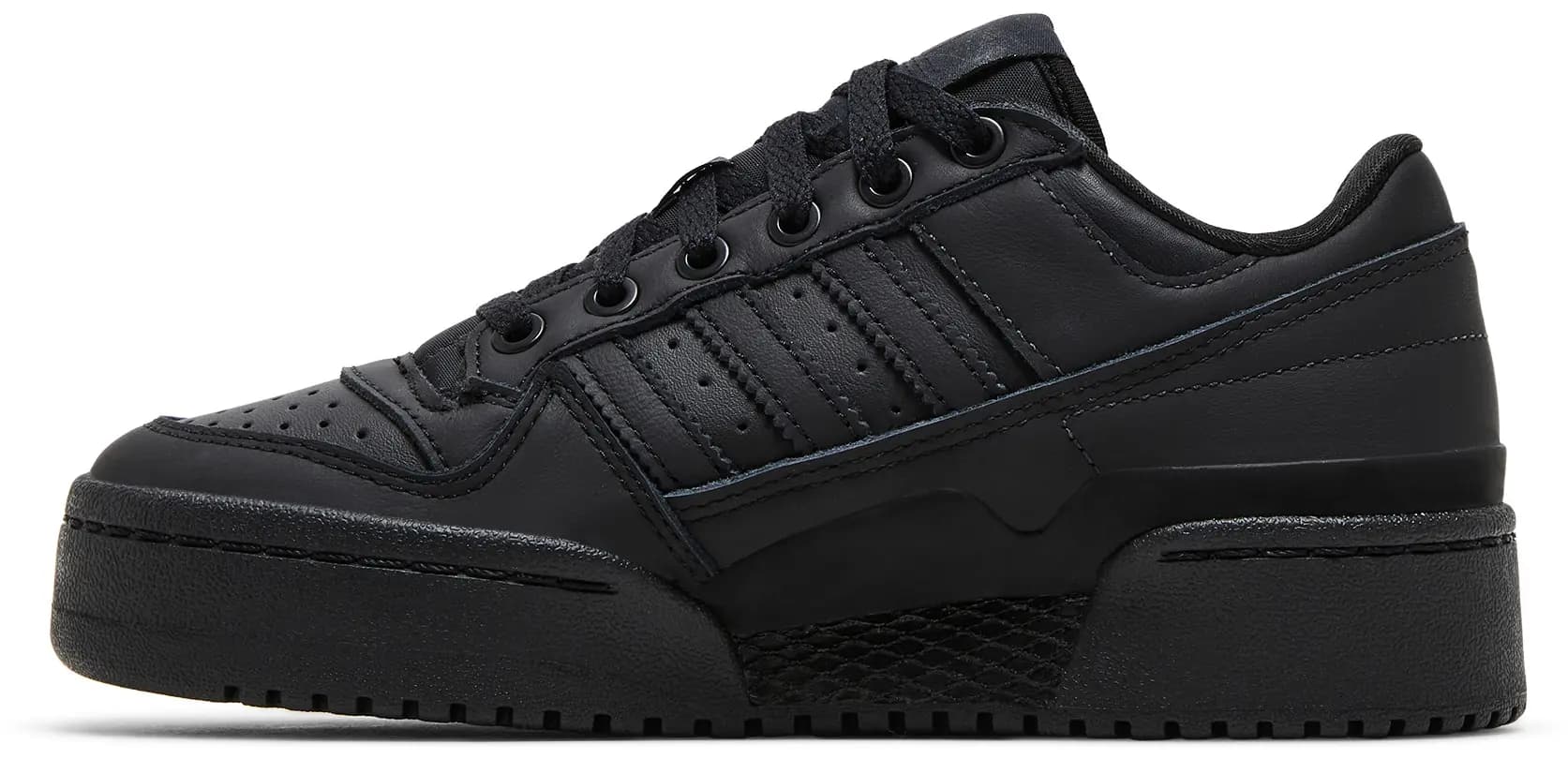 adidas Wmns Forum Bold Stripes 'Triple Black' 3