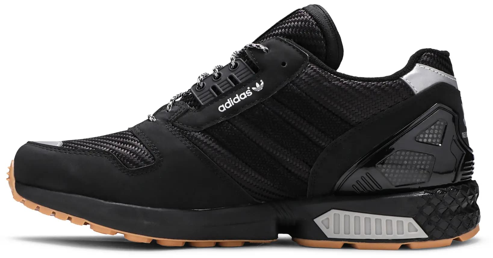 Undefeated x Neighborhood x adidas ZX 8000 'Black Gum' 3