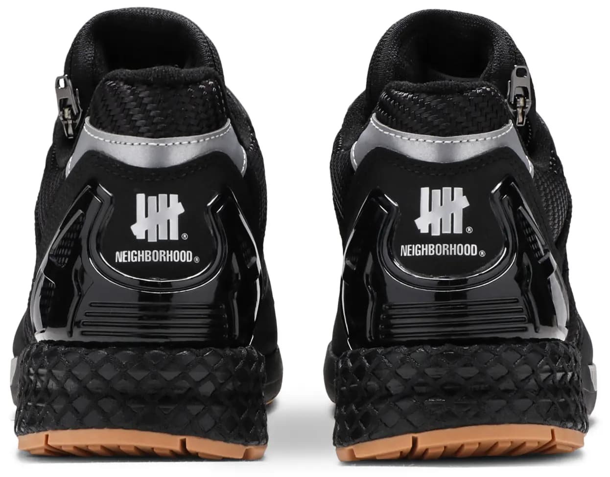 Undefeated x Neighborhood x adidas ZX 8000 'Black Gum' 6