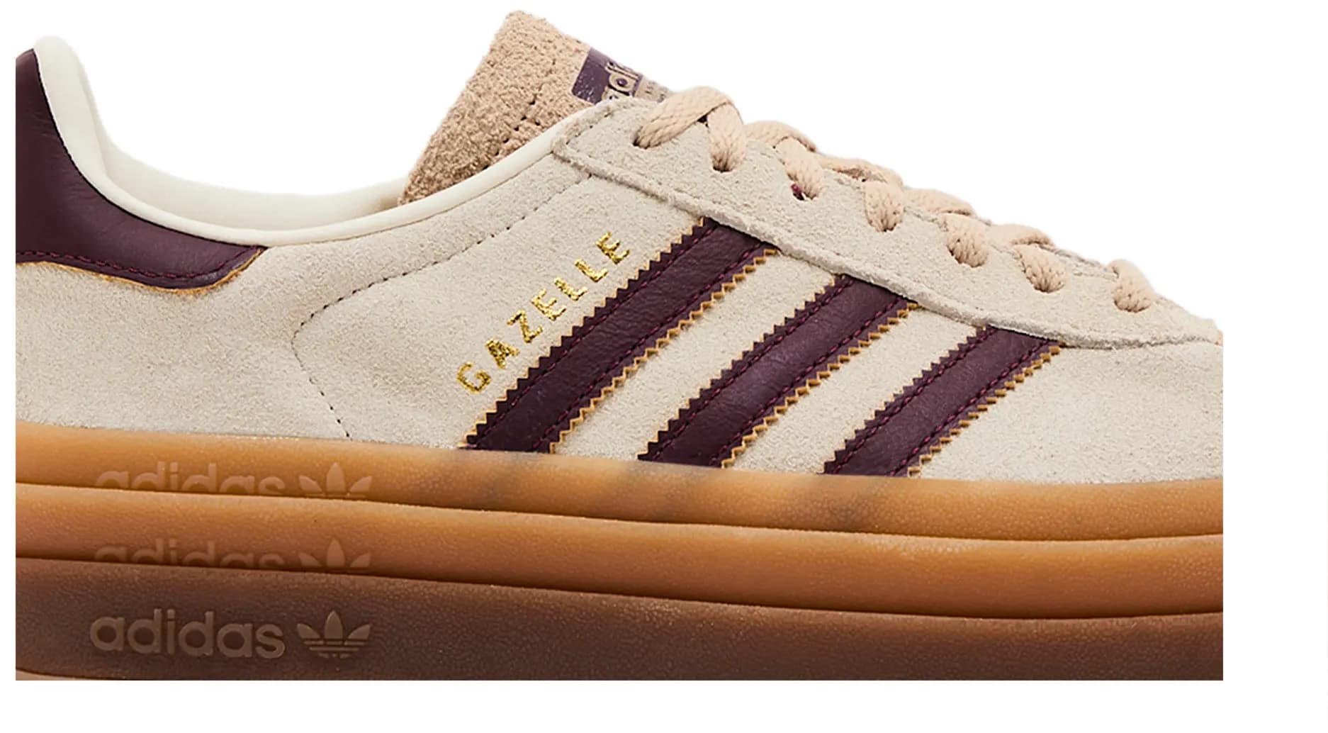 adidas Wmns Gazelle 'Cream White Maroon' 2