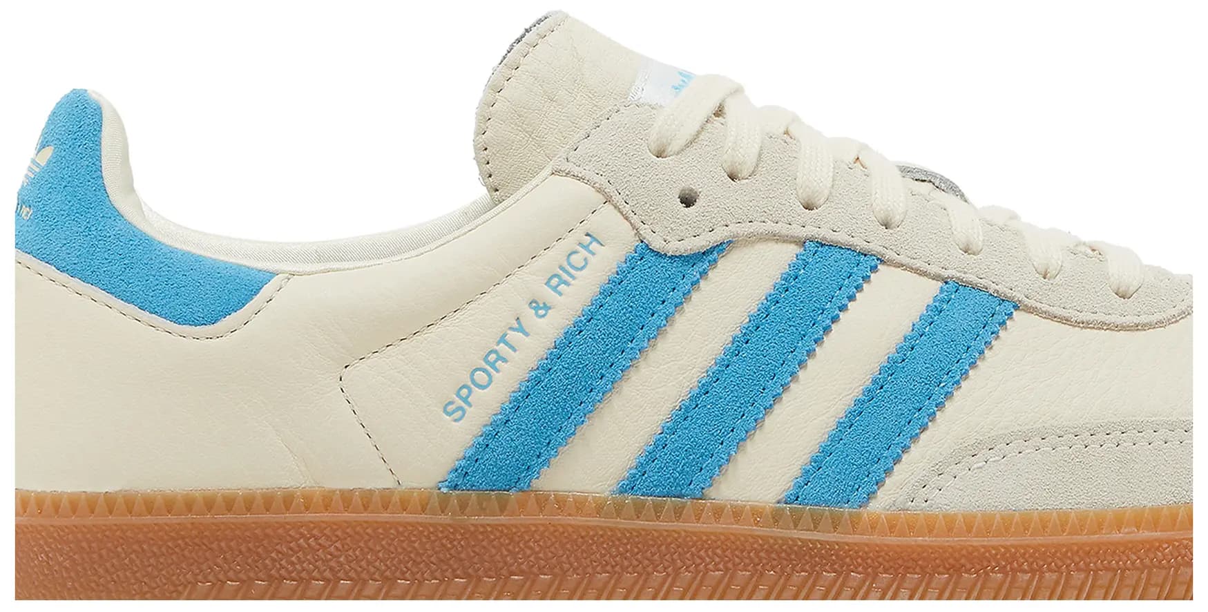 Sporty & Rich x adidas Samba OG 'Cream Blue' 2