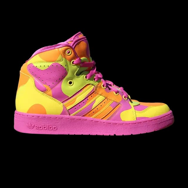 Jeremy Scott x adidas Instinct Hi 'Neon Camo' by Adidas