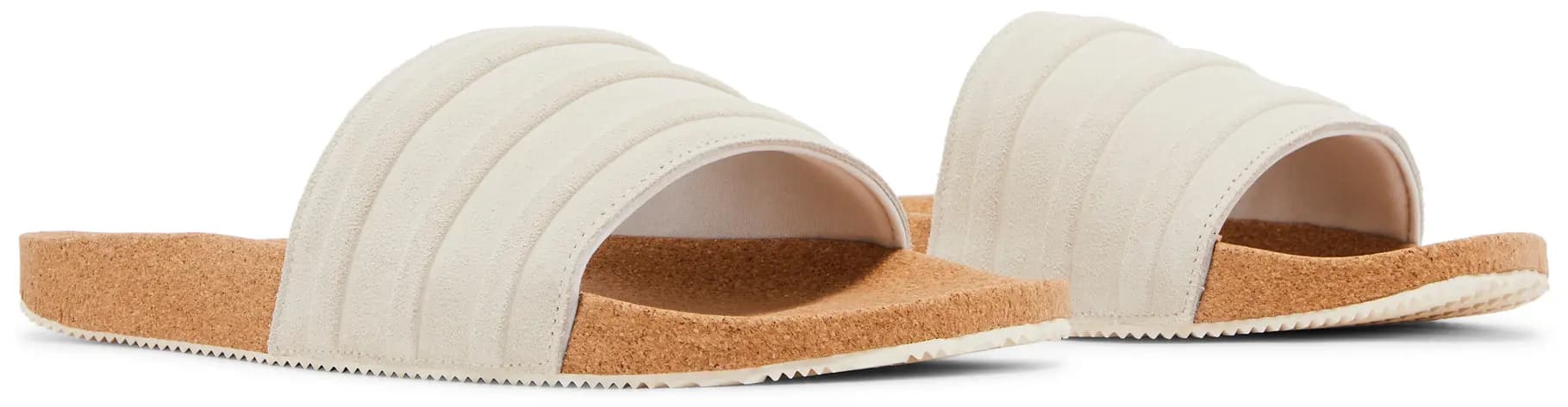 adidas Adilette Premium Slides 'Cork Pack - Wonder White' 8