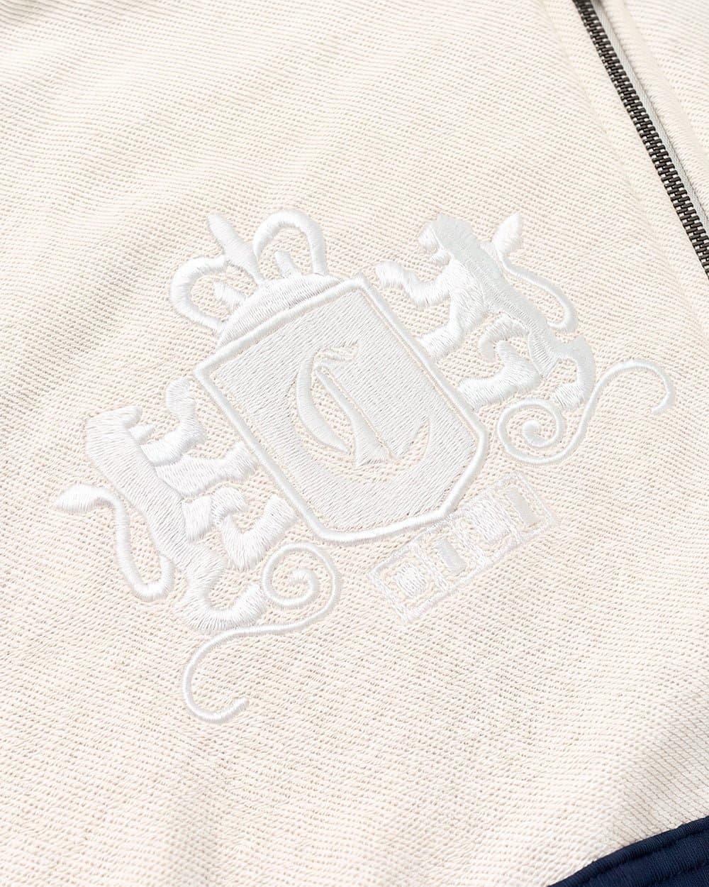 REVERSE FLEECE ZIP HOODIE HEATHER GREY 5