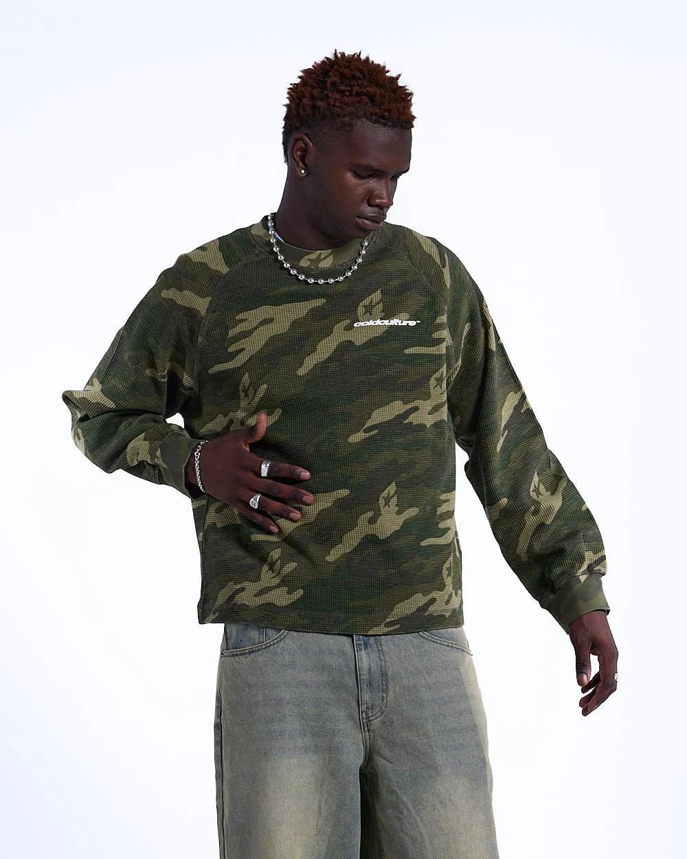 CAMO THERMAL LONGSLEEVE TEE GREEN 4