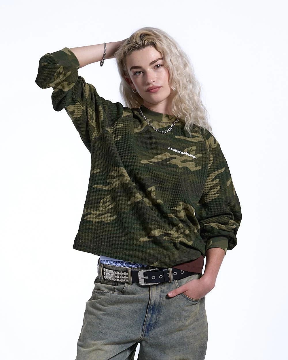 CAMO THERMAL LONGSLEEVE TEE GREEN 5