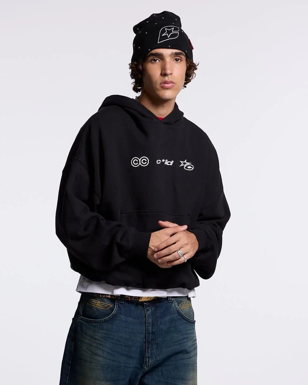 VERTICAL HOODIE BLACK 4