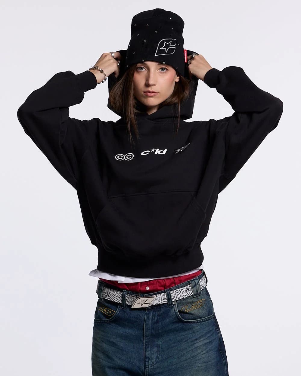 VERTICAL HOODIE BLACK 5