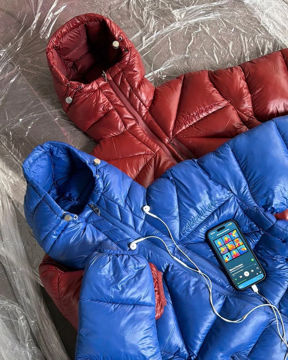 CLOUD ARMOR PUFFER BURGUNDY 11