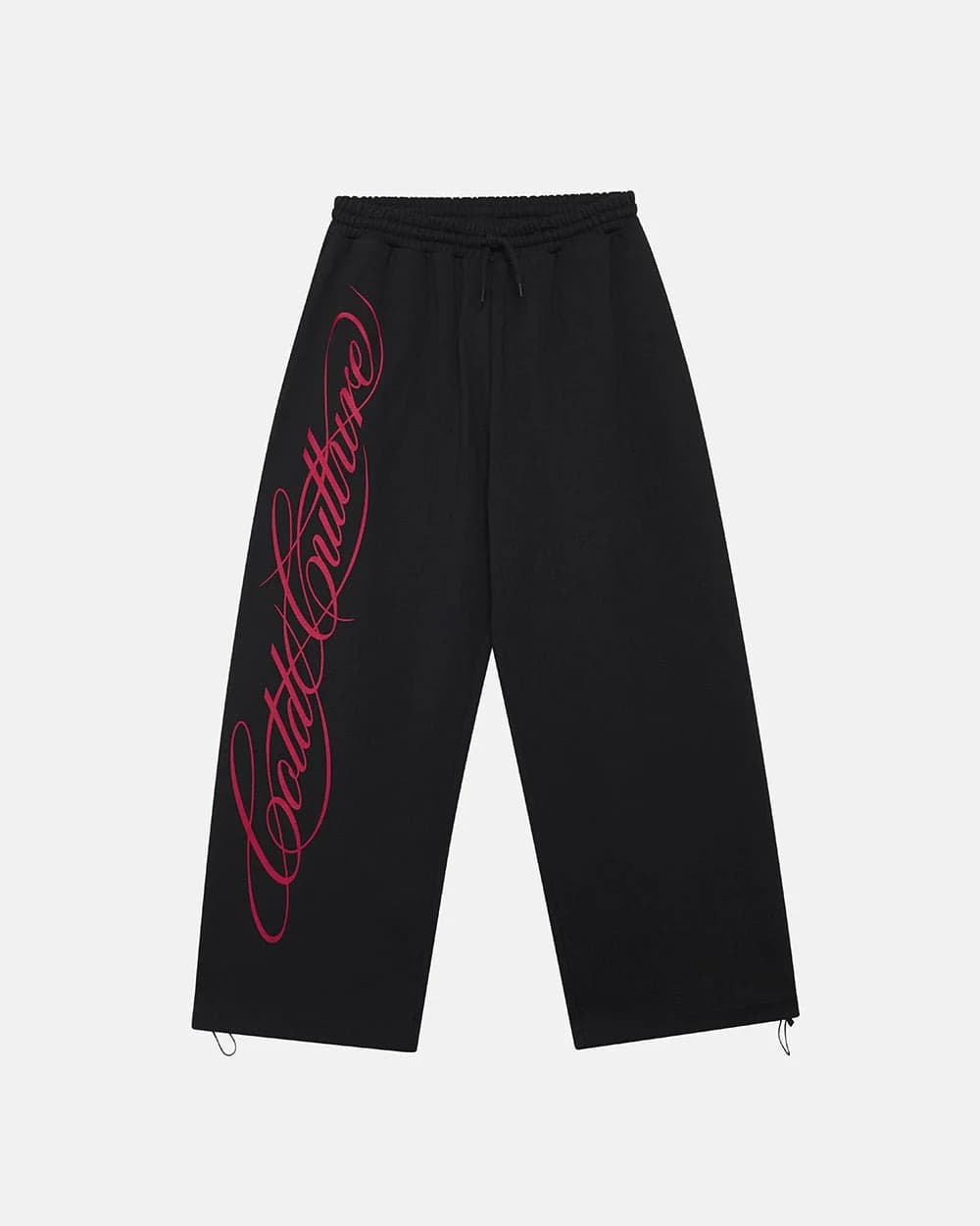 SCRIPT SWEATPANTS BLACK 2