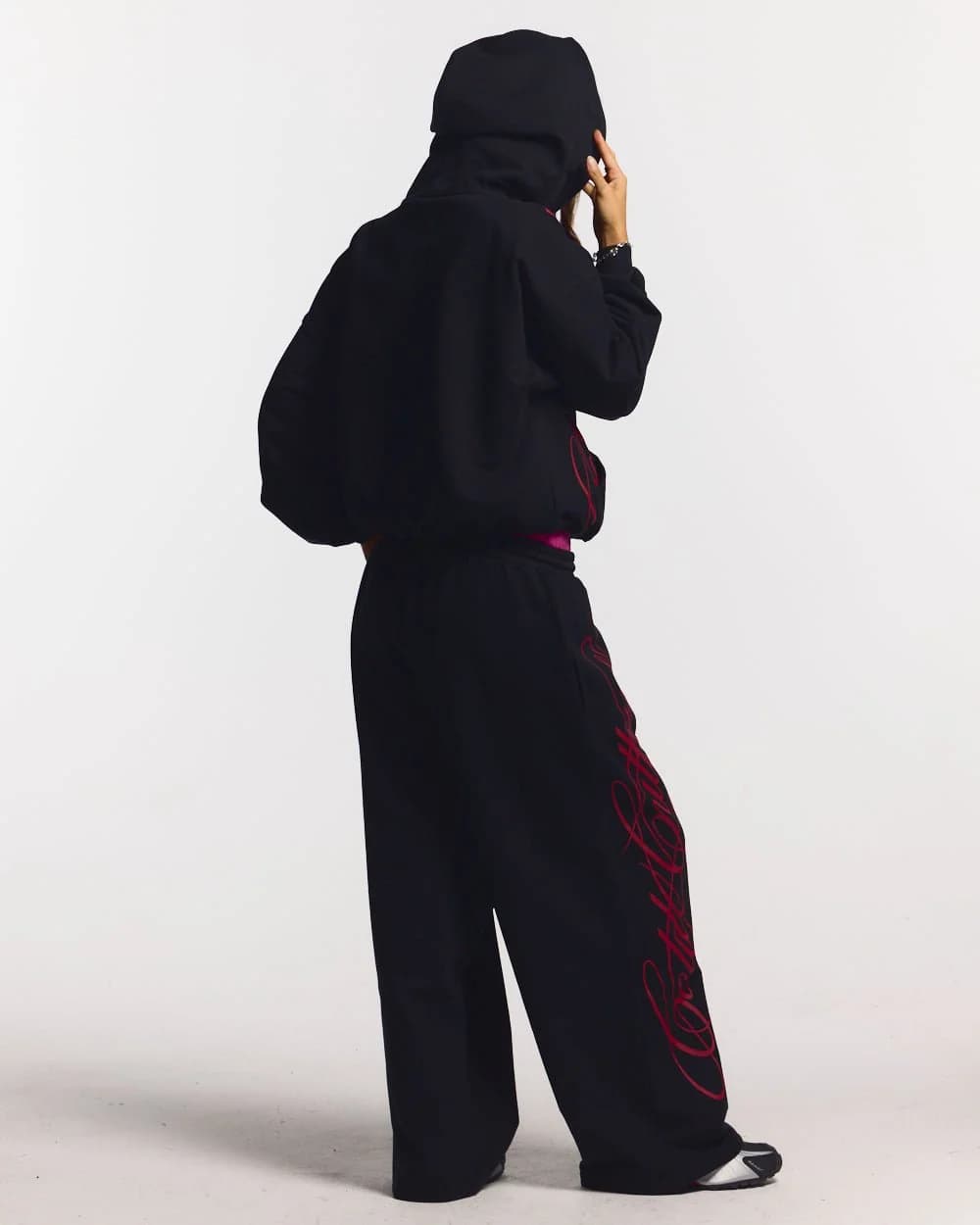 SCRIPT SWEATPANTS BLACK 7