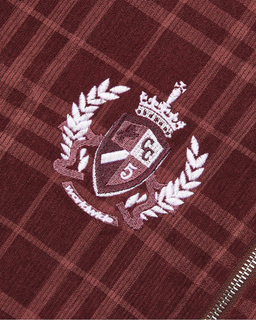 POSH ZIP HOODIE BURGUNDY 5