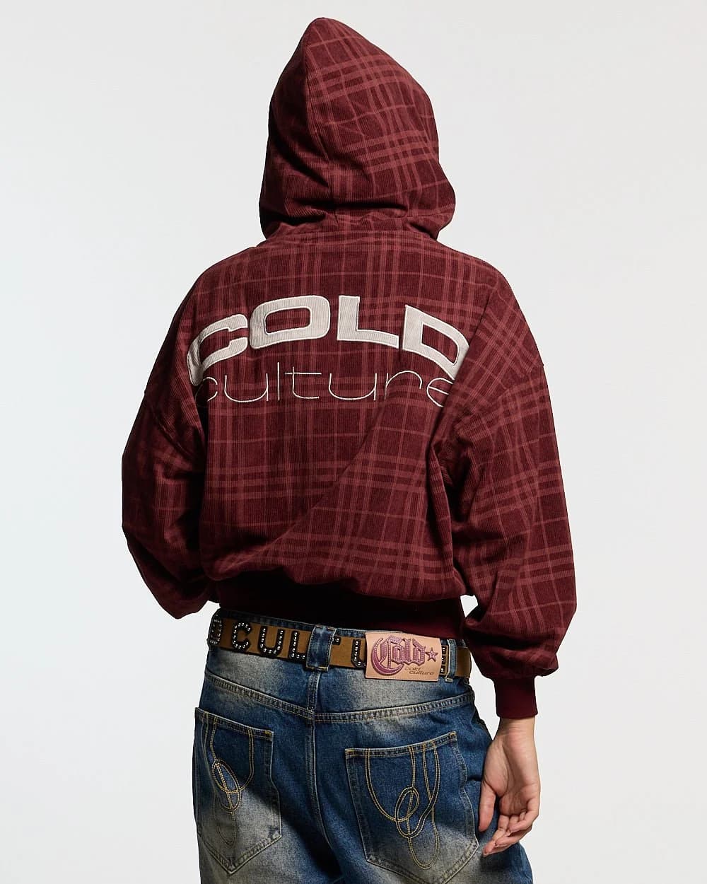 POSH ZIP HOODIE BURGUNDY 9