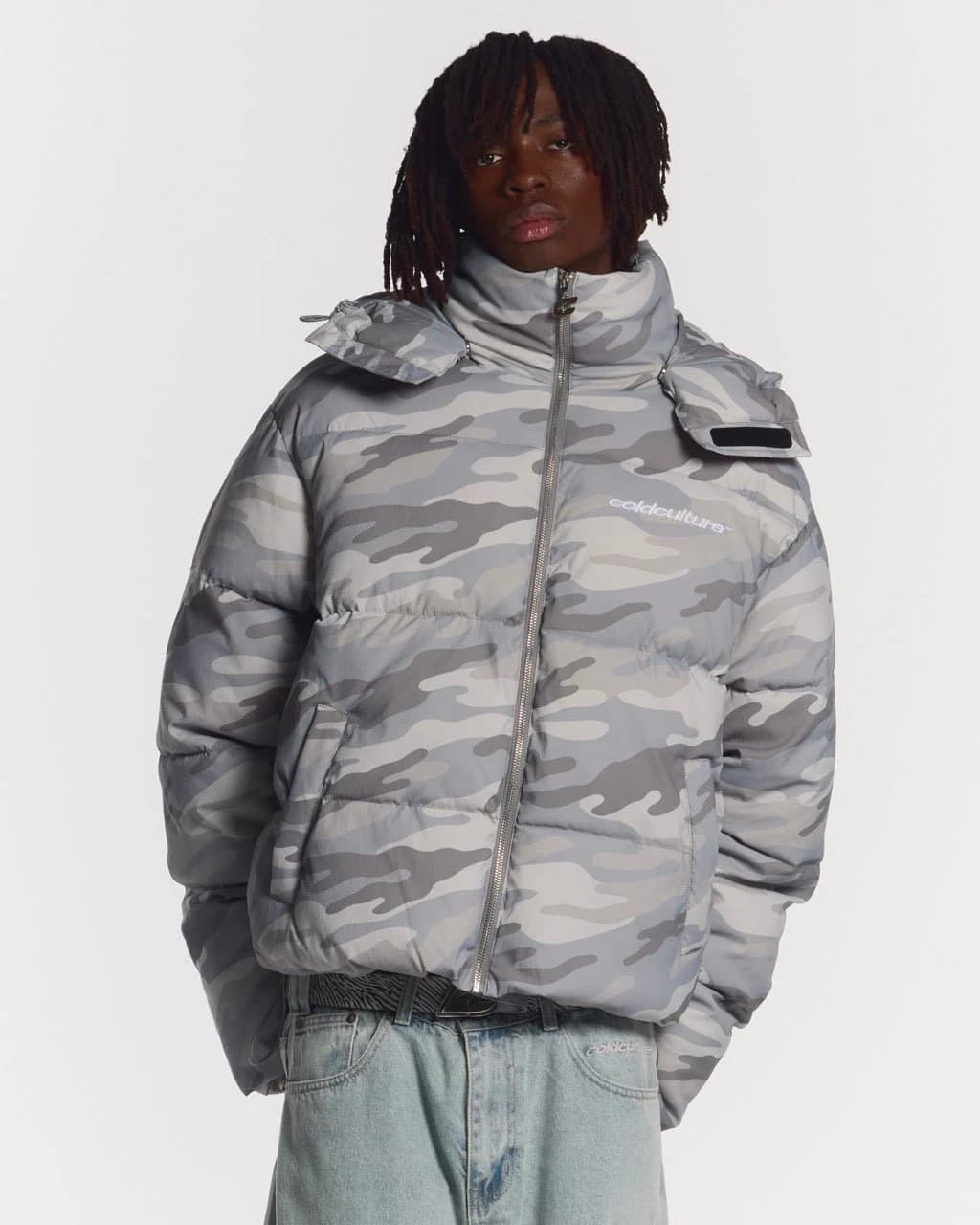 EVERYDAY PUFFER GRAY CAMO by COLD CULTURE