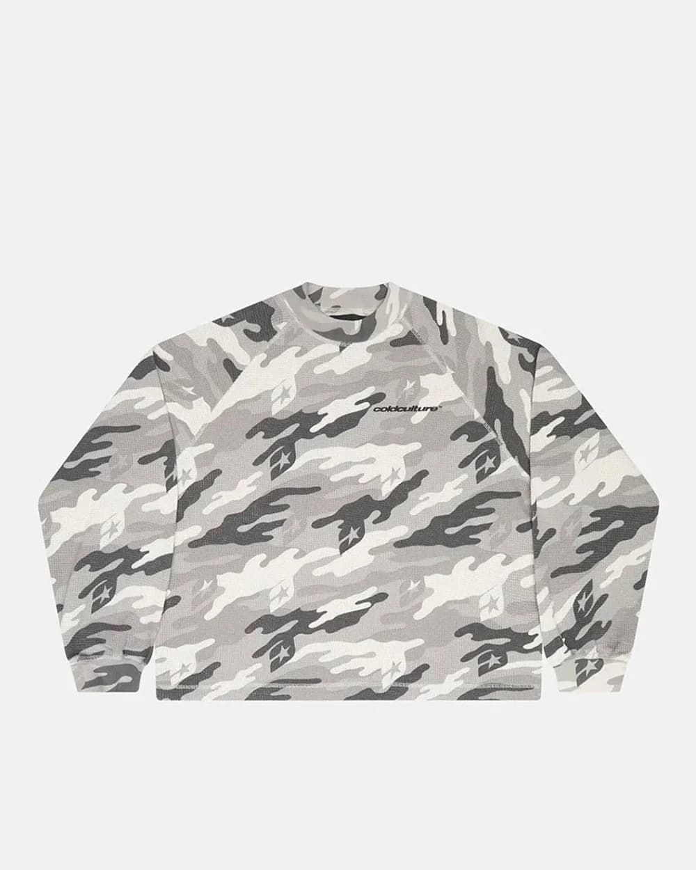 CAMO THERMAL LONGSLEEVE TEE GREY 3